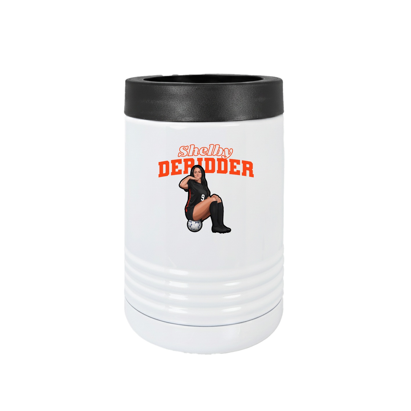 Beverage Holder — Name Arch in White