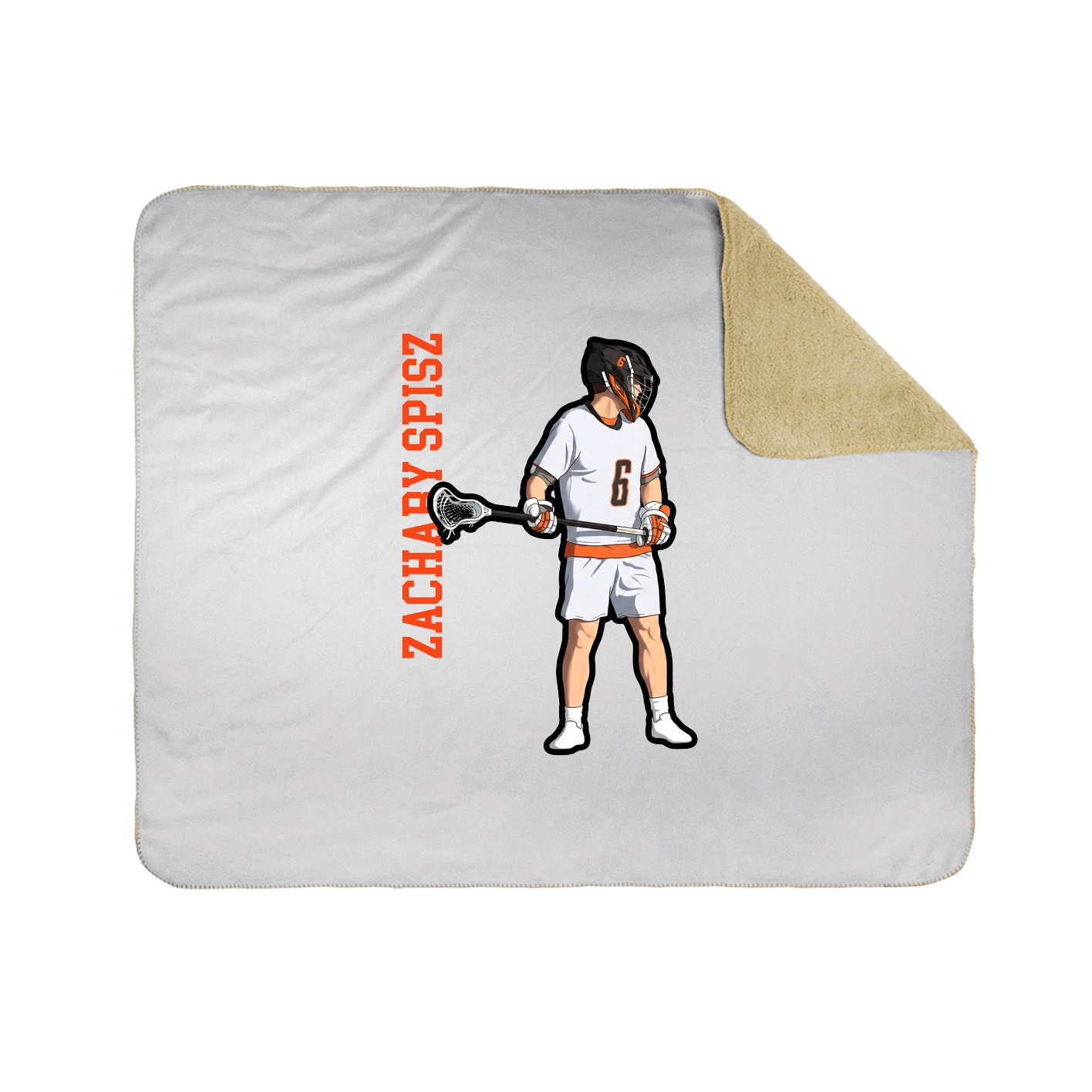 50x60 Sherpa Lined Throw Blanket