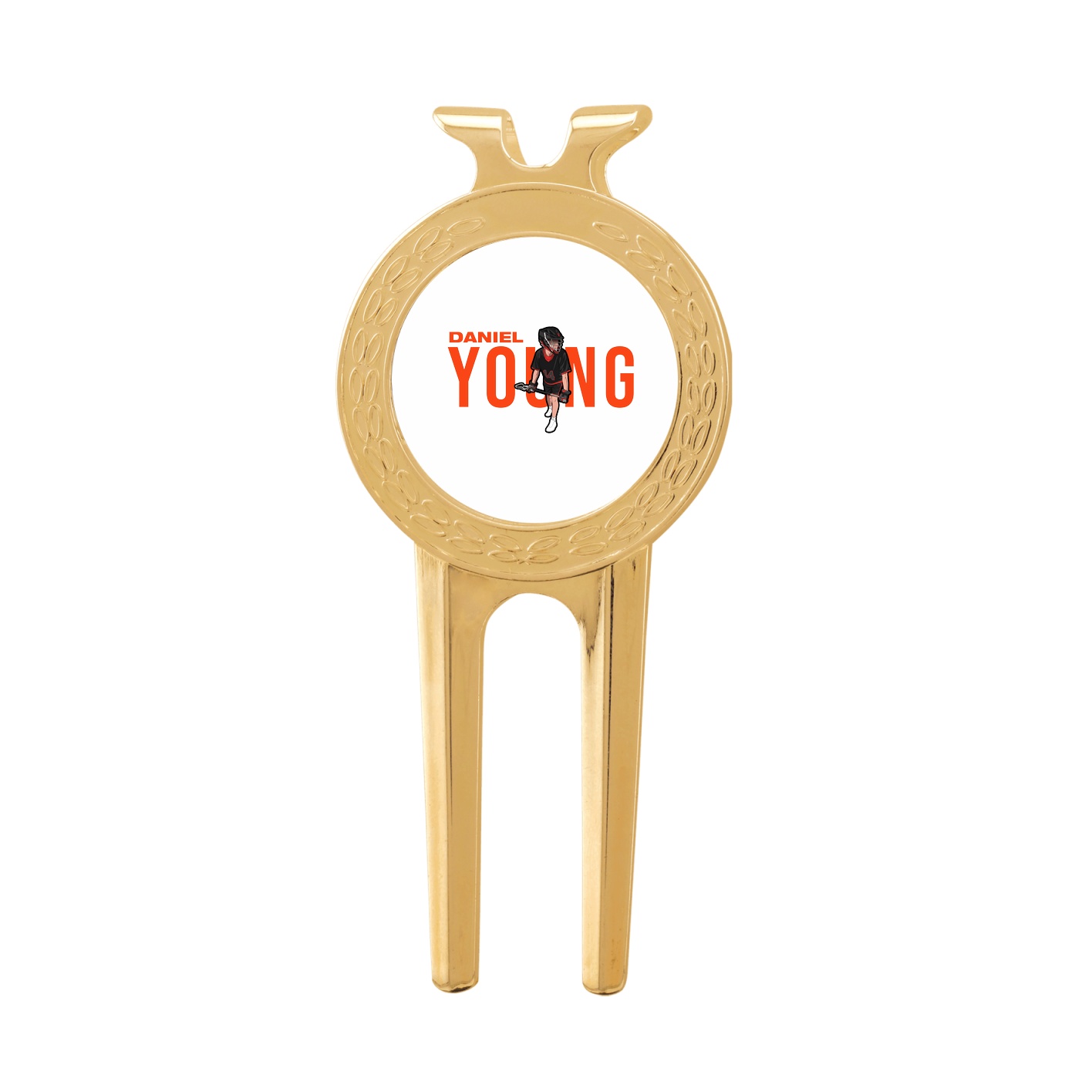 Divot Tool with Ball Marker — Player Name in Classic