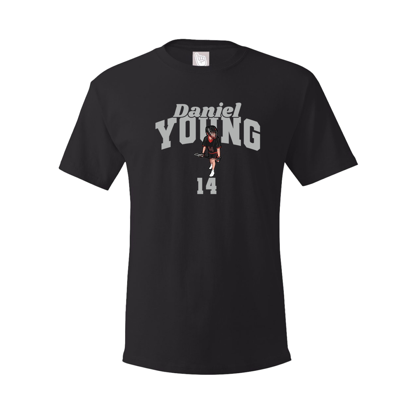 Youth Tee — Signature Arch in Black