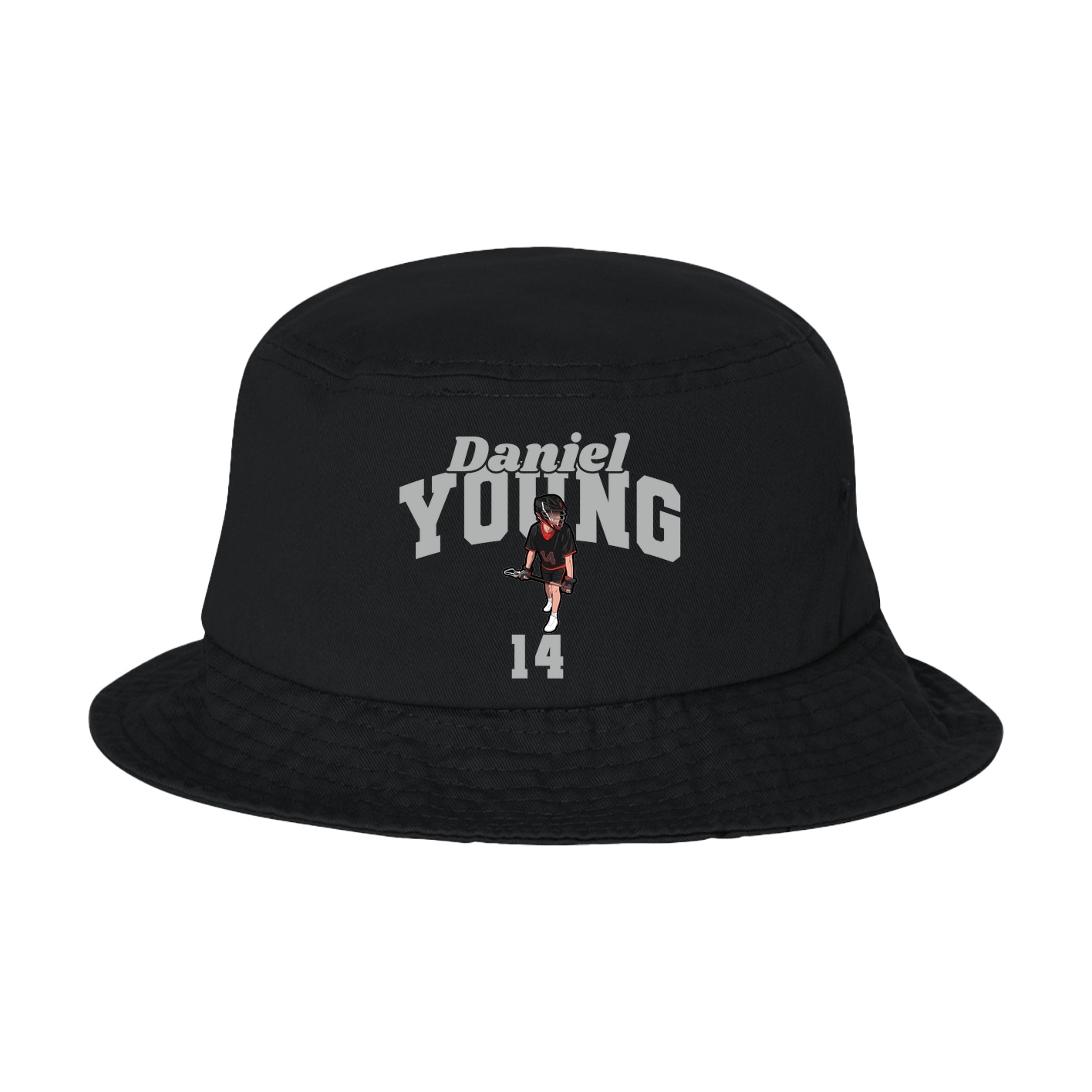 Bucket Cap — Signature Arch in Black