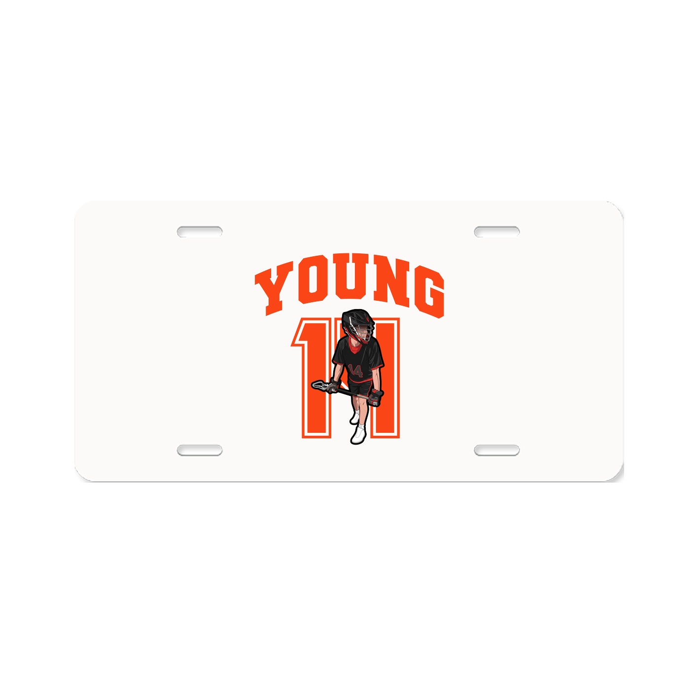 License Plate — Number in Classic