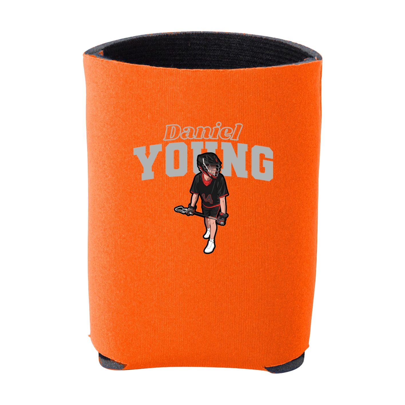 Can Holder — Name Arch in Orange