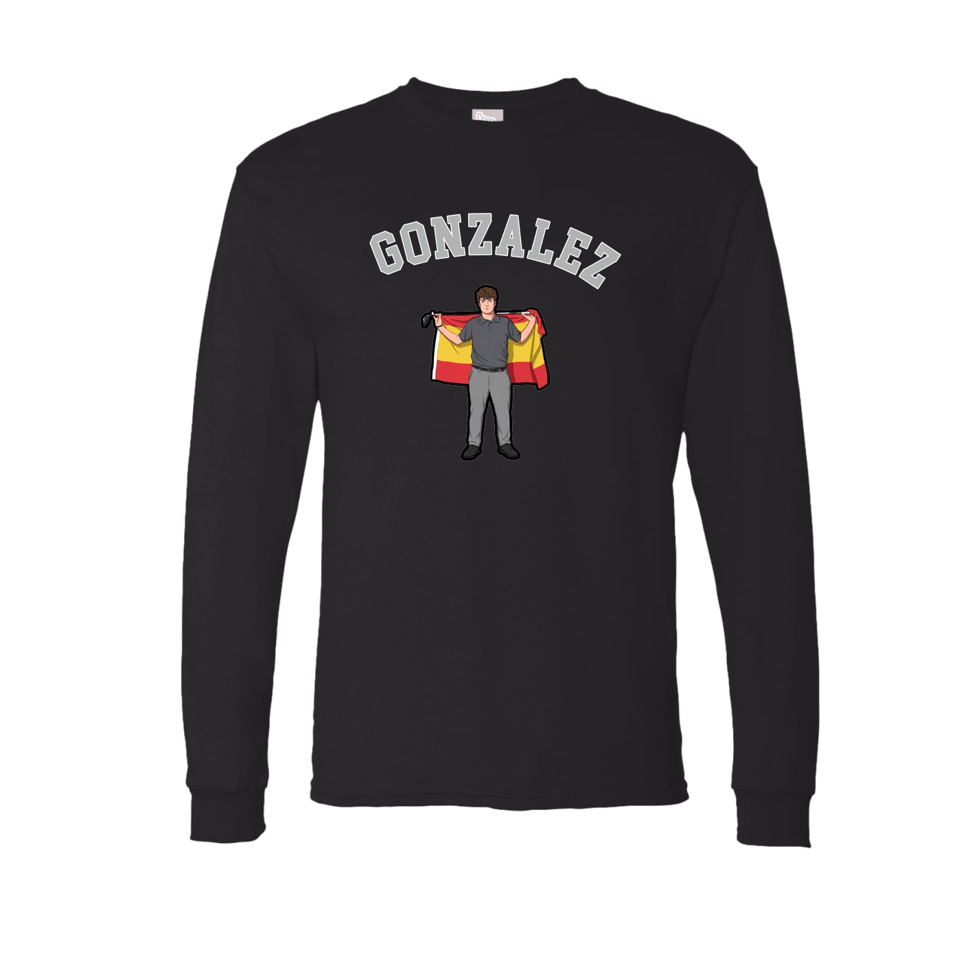 Long Sleeve Tee — Shirsey Arch in Black