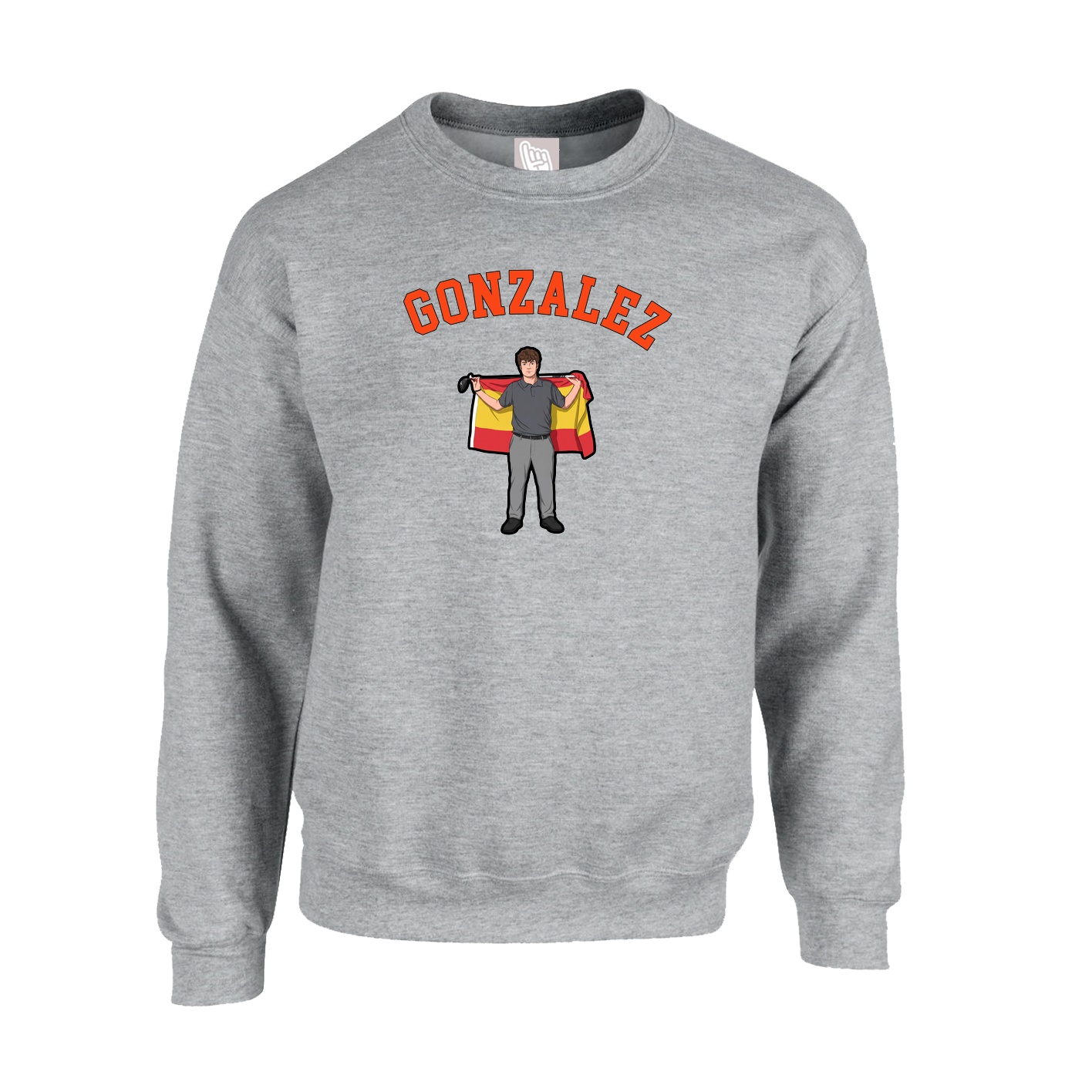 Fleece Crew — Shirsey Arch in Grey