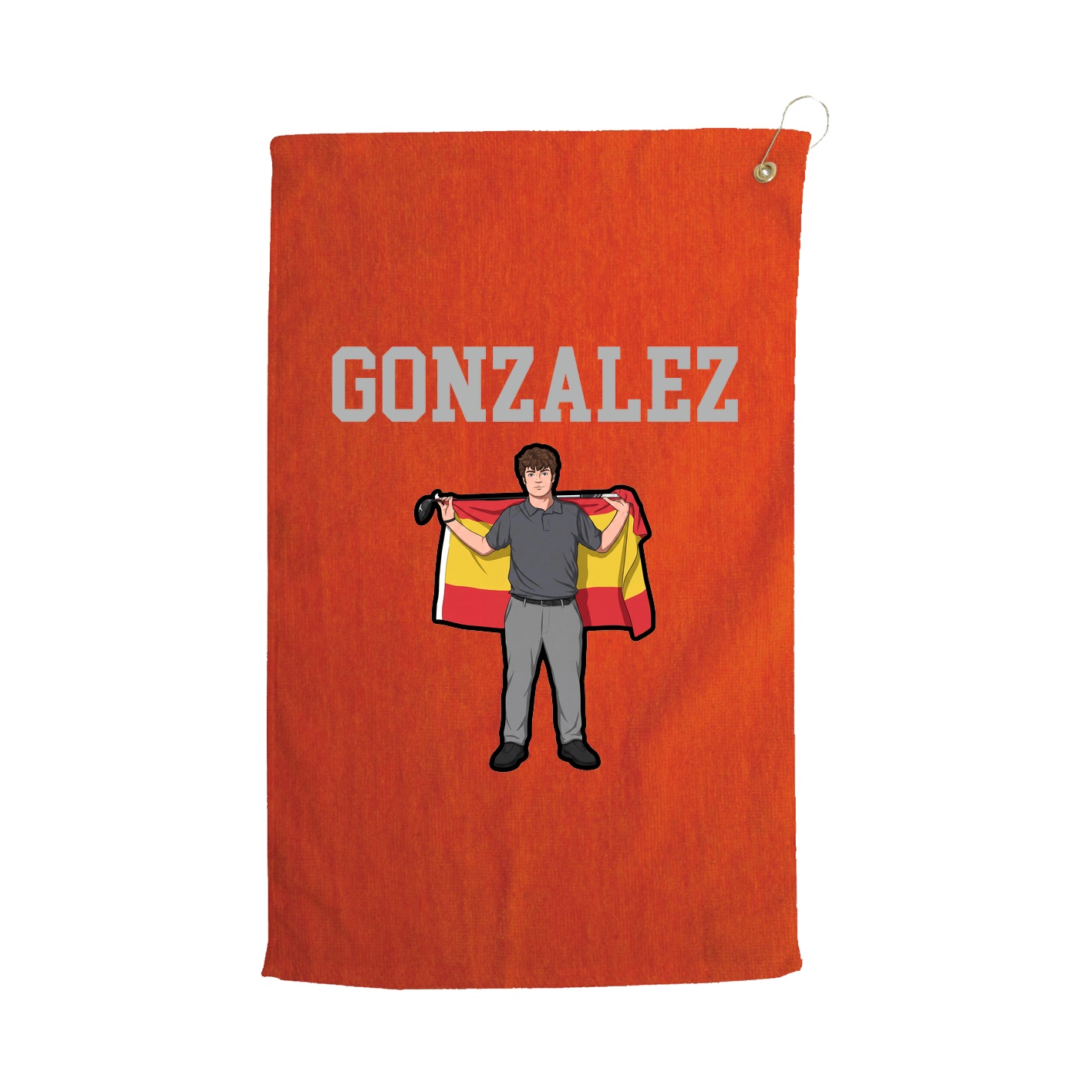 Golf Towel — Shirsey in Orange