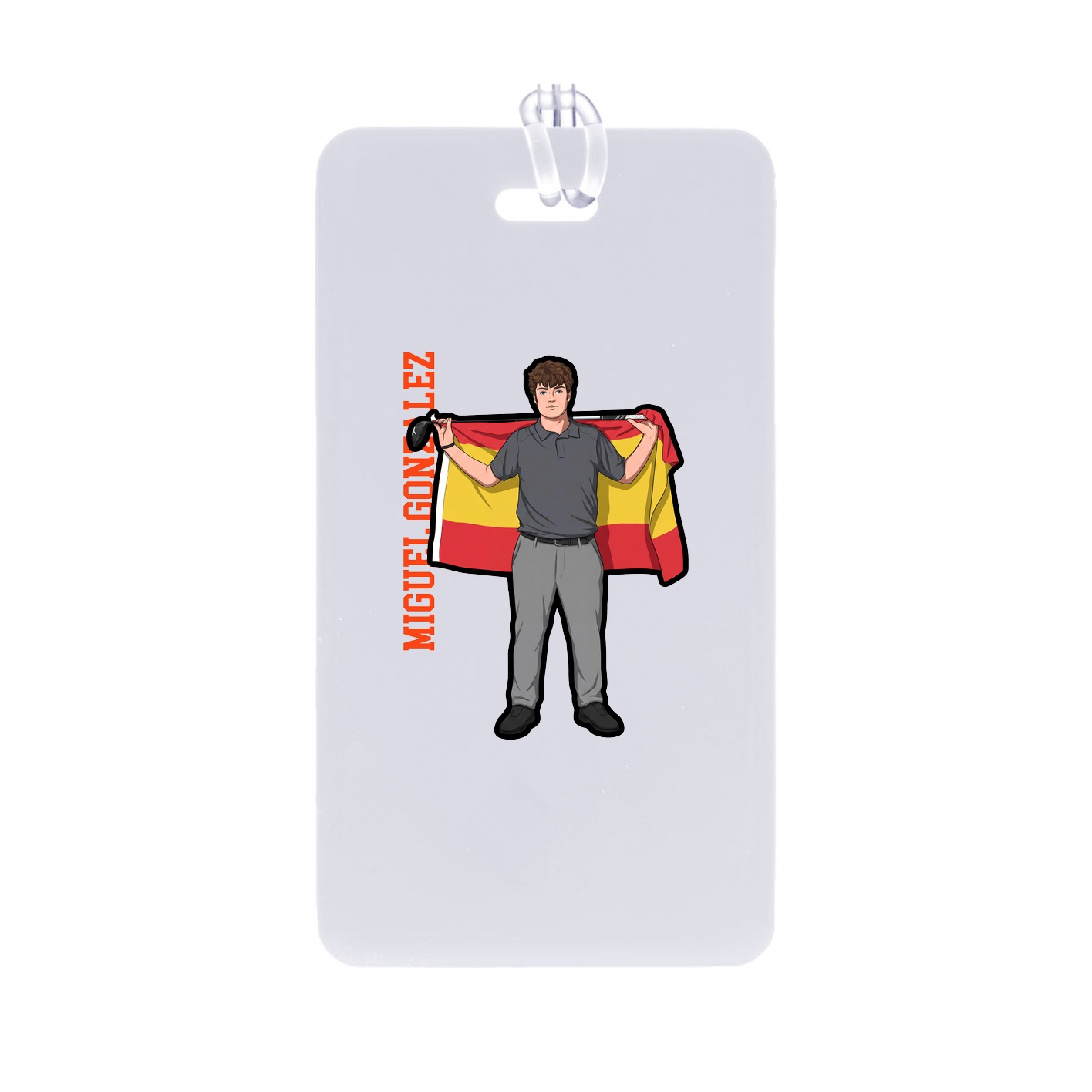 Bag Tag — Name Vertical in Classic