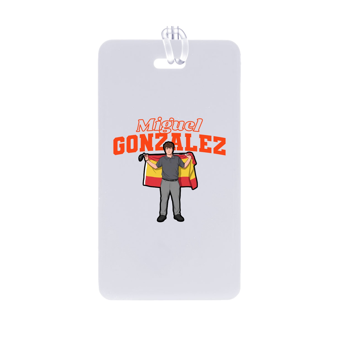 Bag Tag — Name Arch in Classic