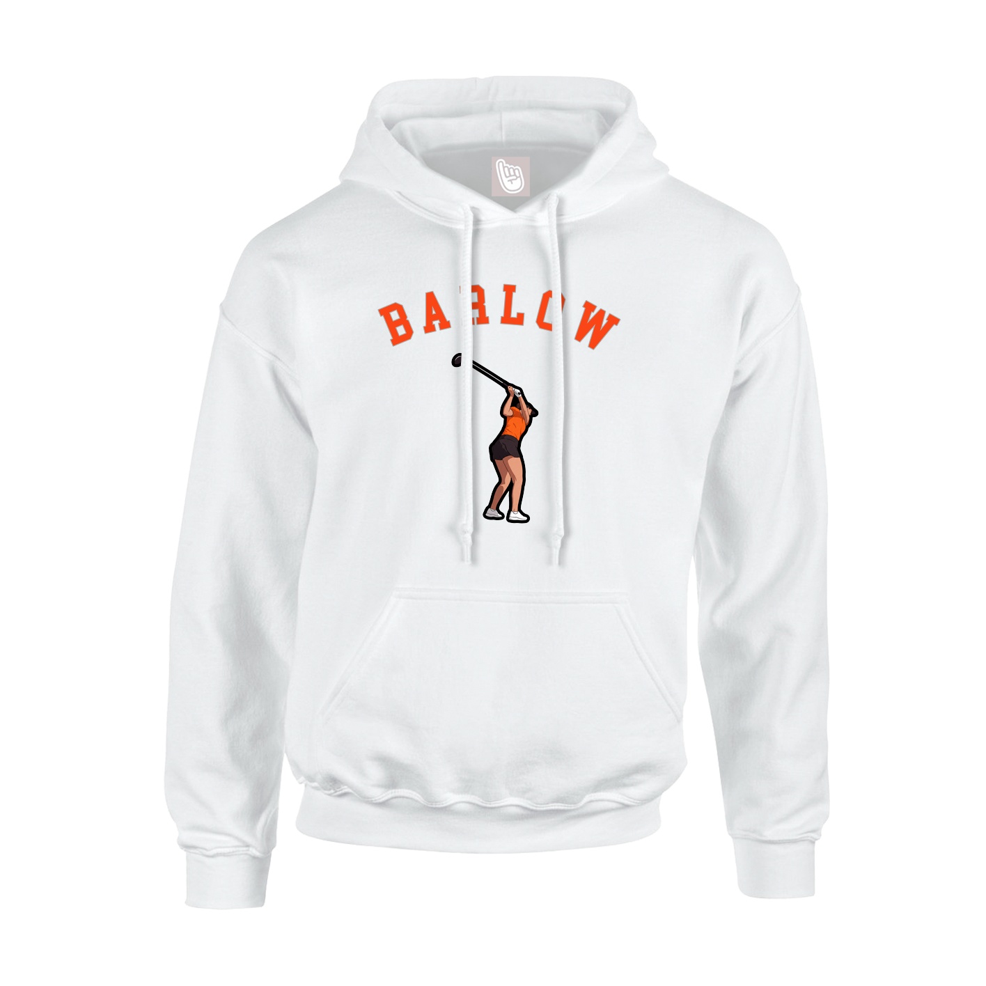 Hoodie — Shirsey Arch in White