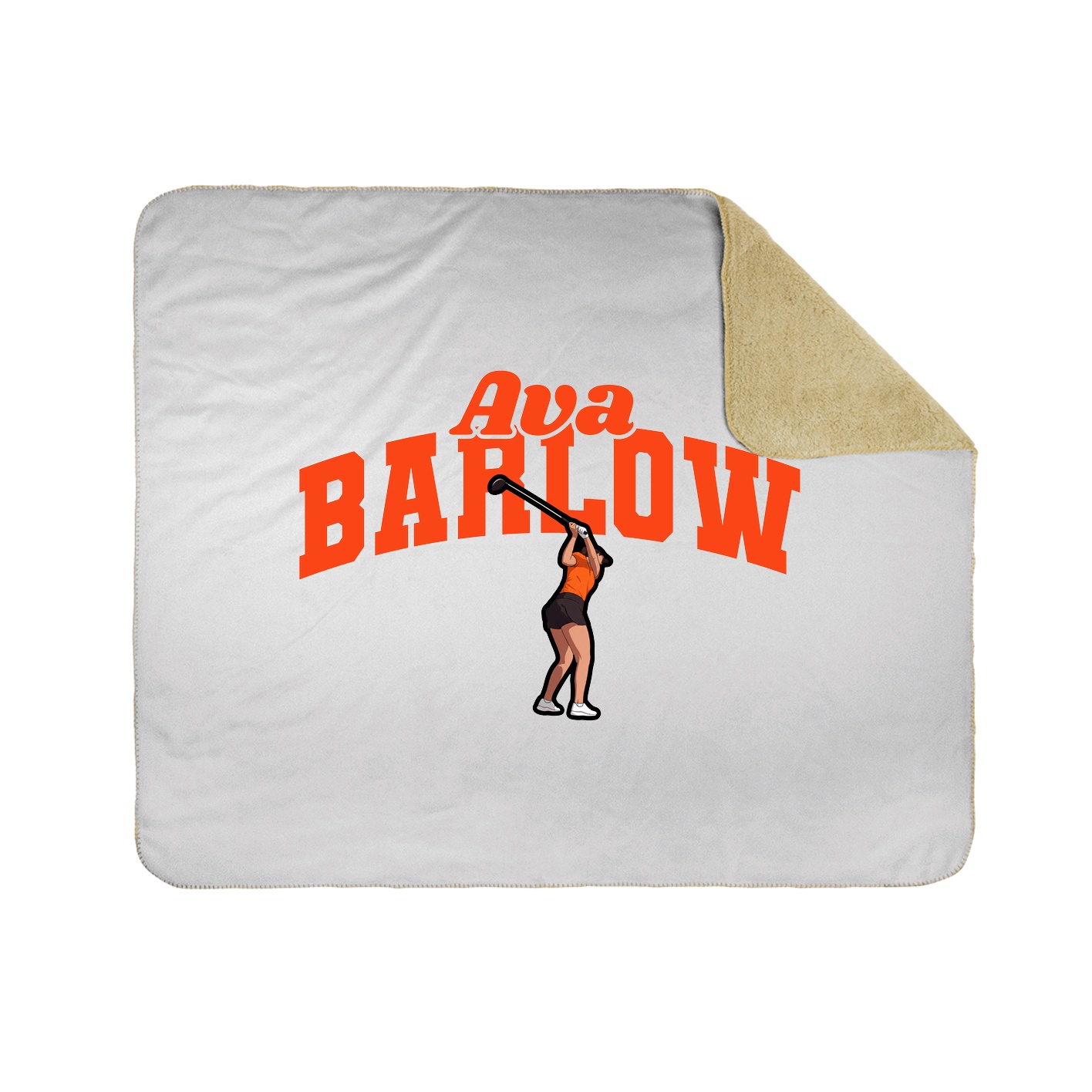 Throw Blanket — Signature Arch in White
