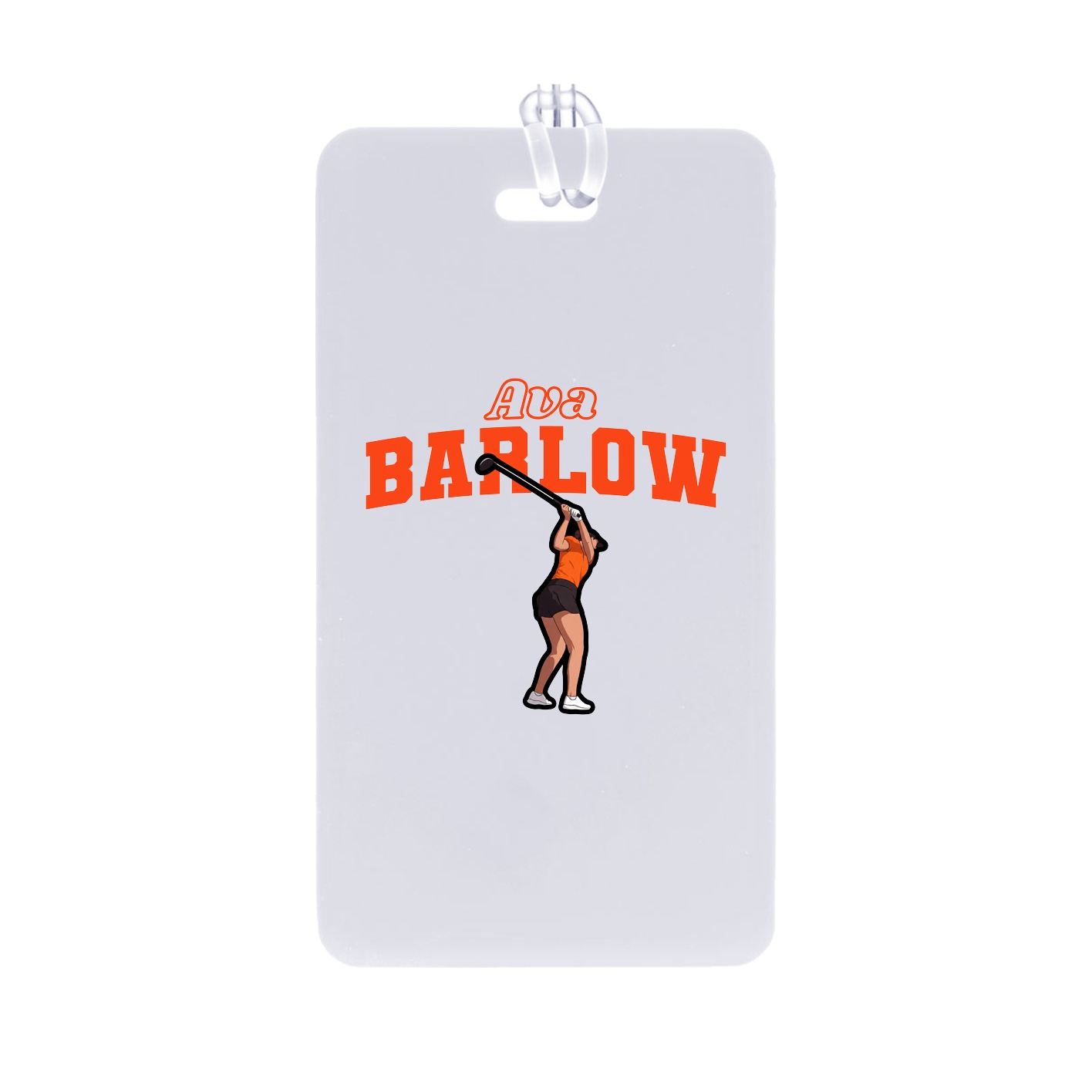 Bag Tag — Name Arch in Classic