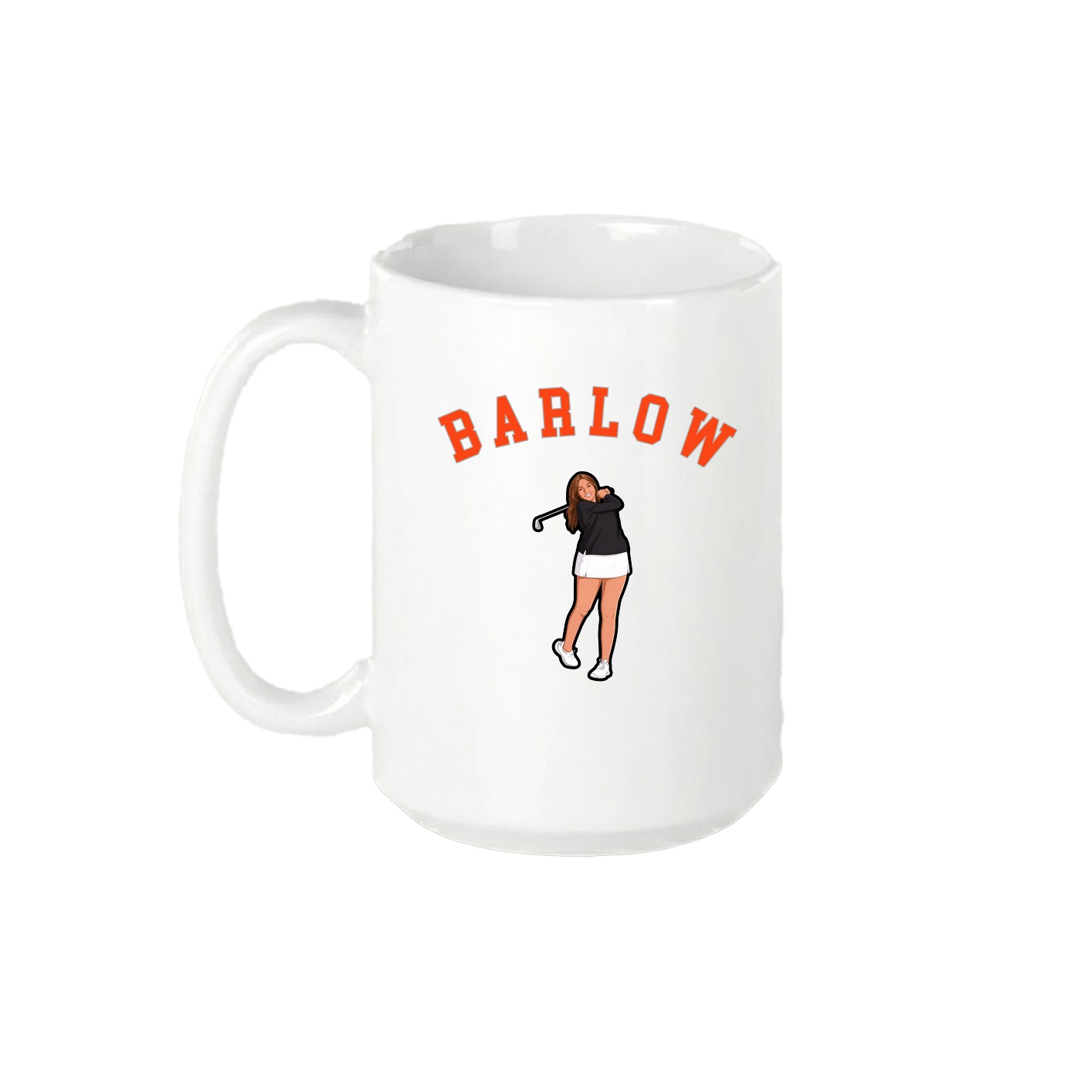 15oz Coffee Mug — Shirsey Arch in White