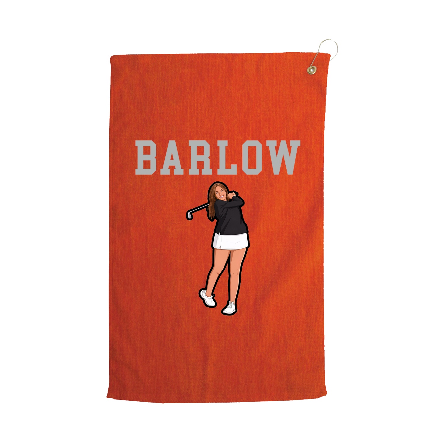 Golf Towel — Shirsey in Orange