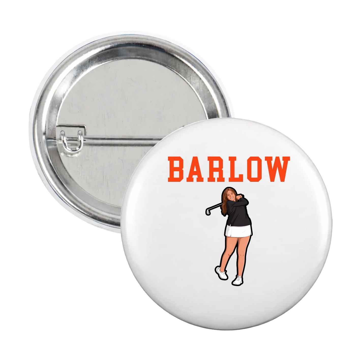 Game Day Button — Shirsey in White