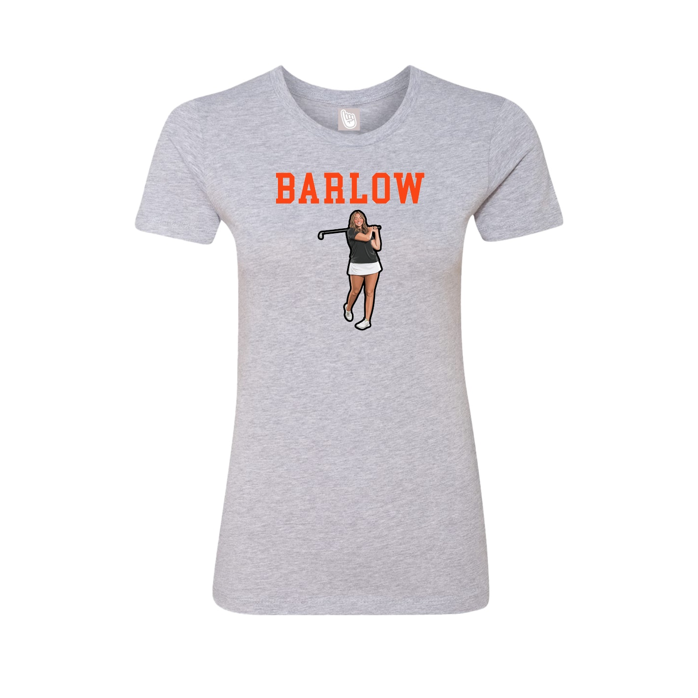 Fitted Women's Tee — Shirsey in Grey