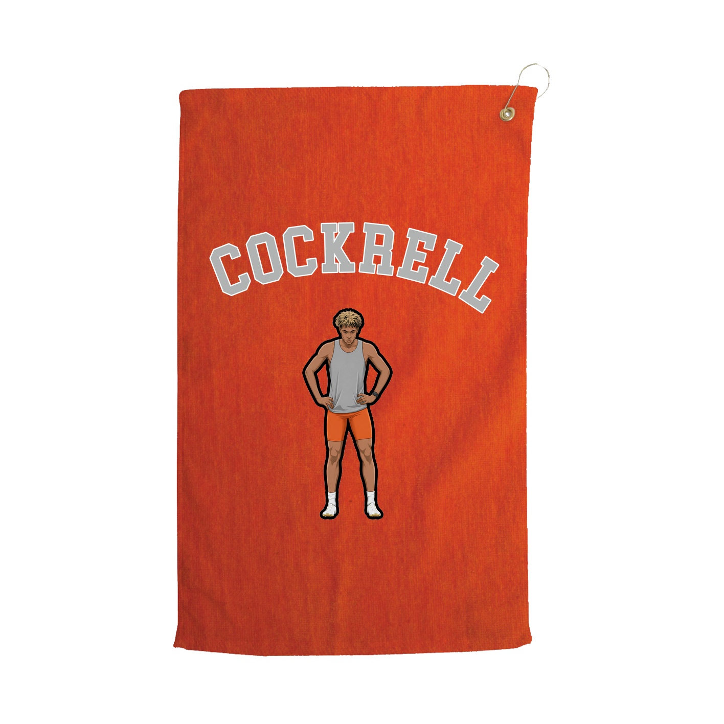 Golf Towel — Shirsey Arch in Orange