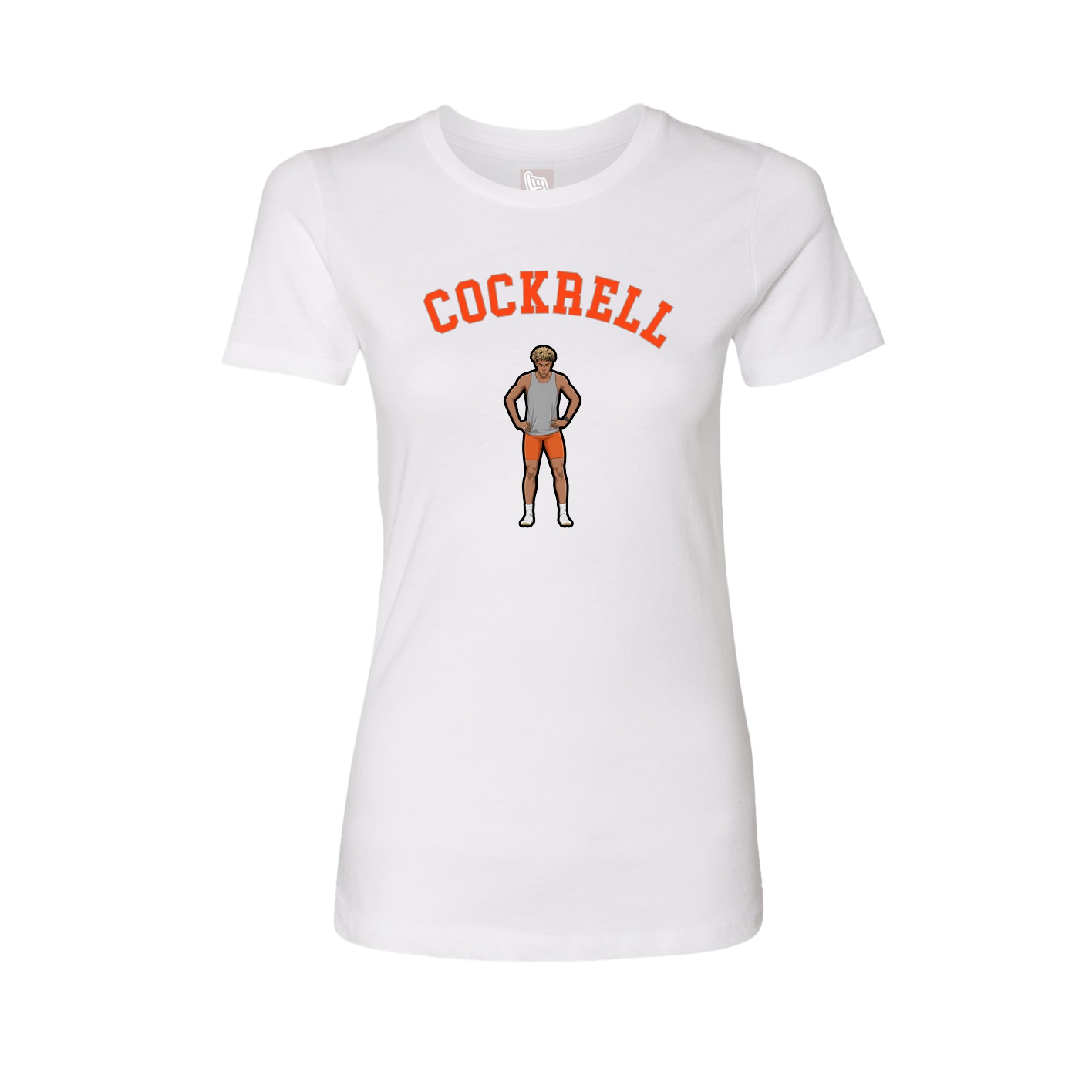 Fitted Women's Tee — Shirsey Arch in White