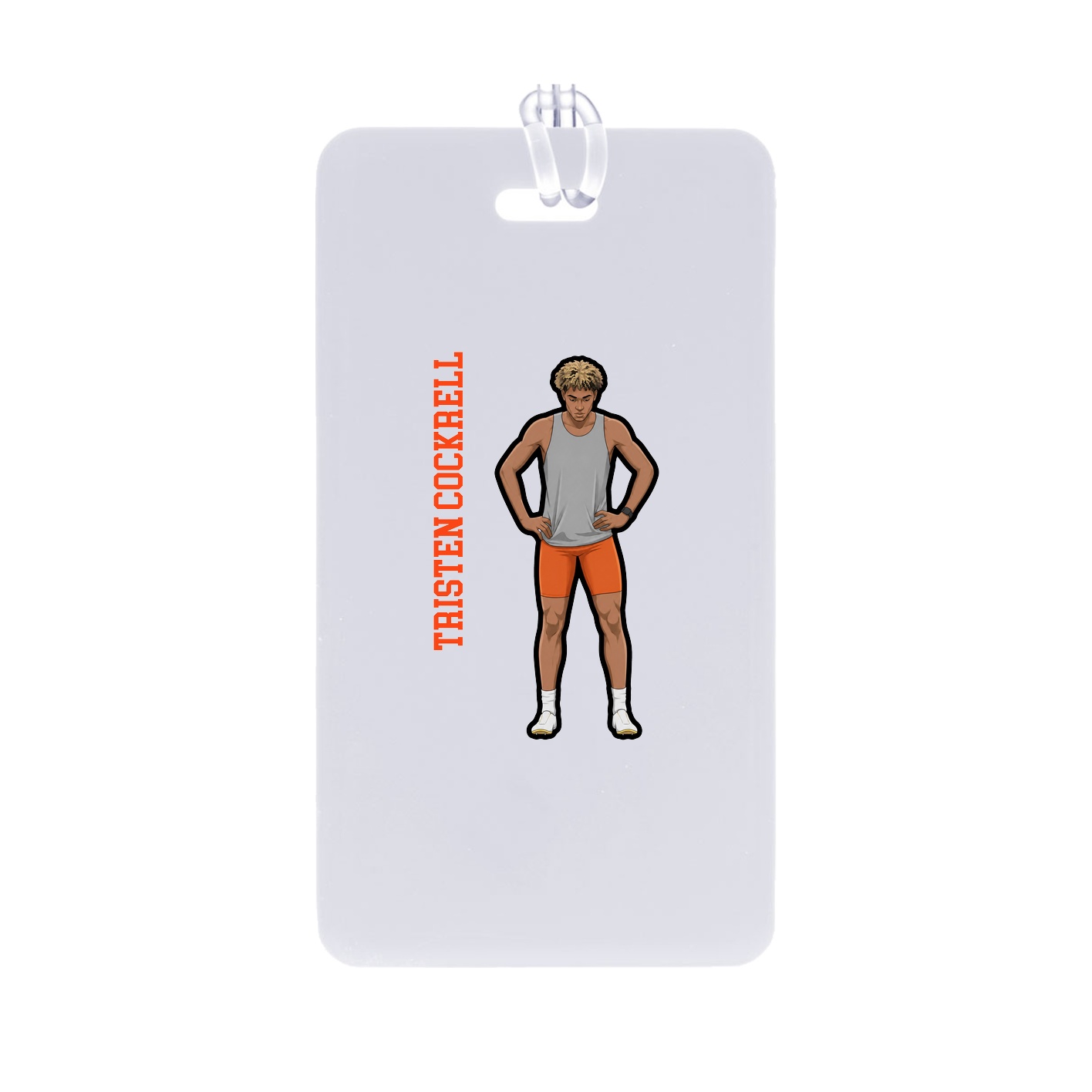 Bag Tag — Name Vertical in Classic