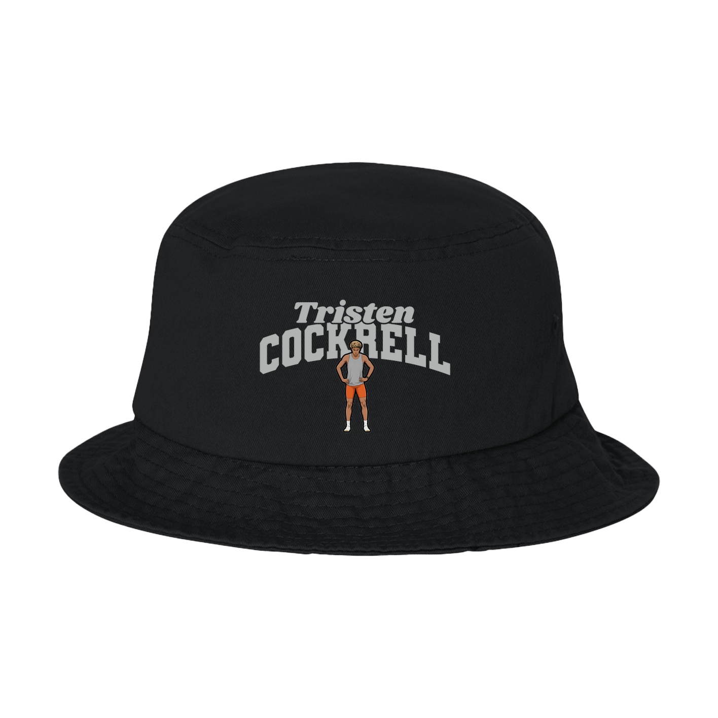 Bucket Cap — Signature Arch in Black