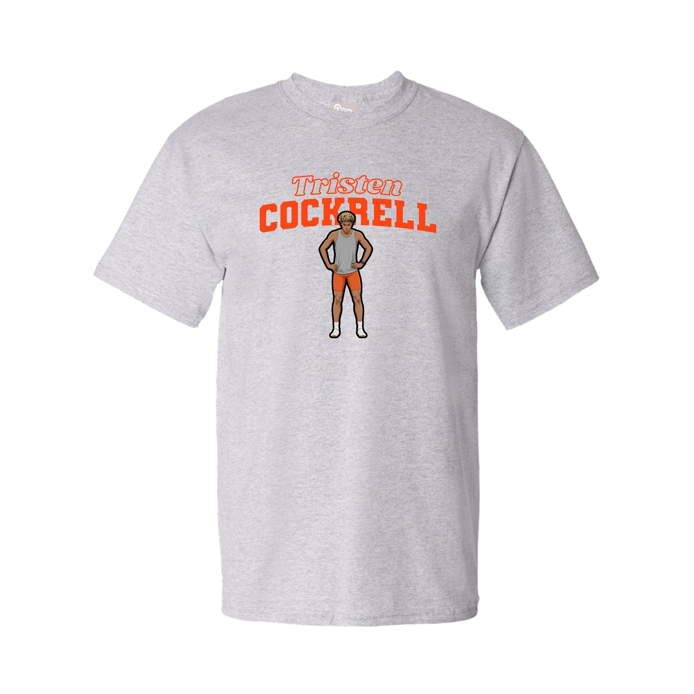 Tee — Name Arch in Grey