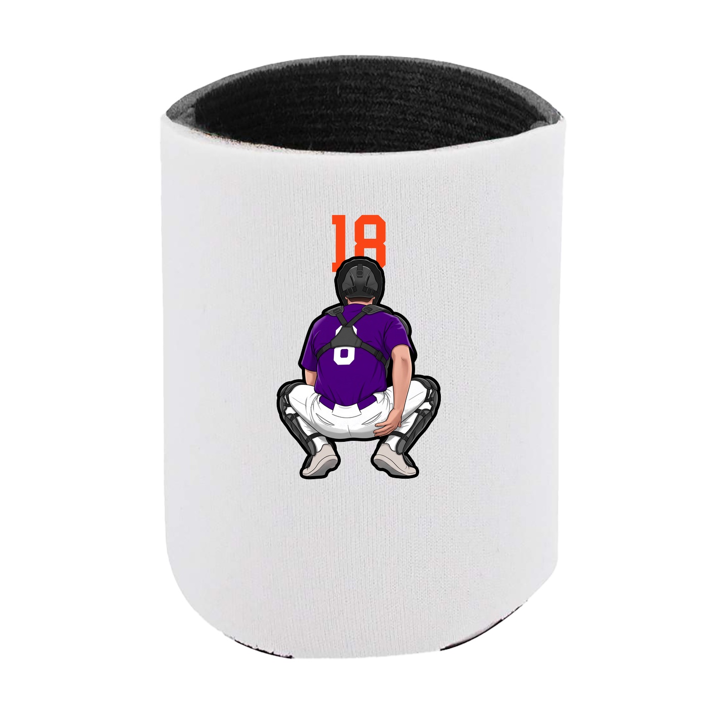 Can Holder — Number Top in White