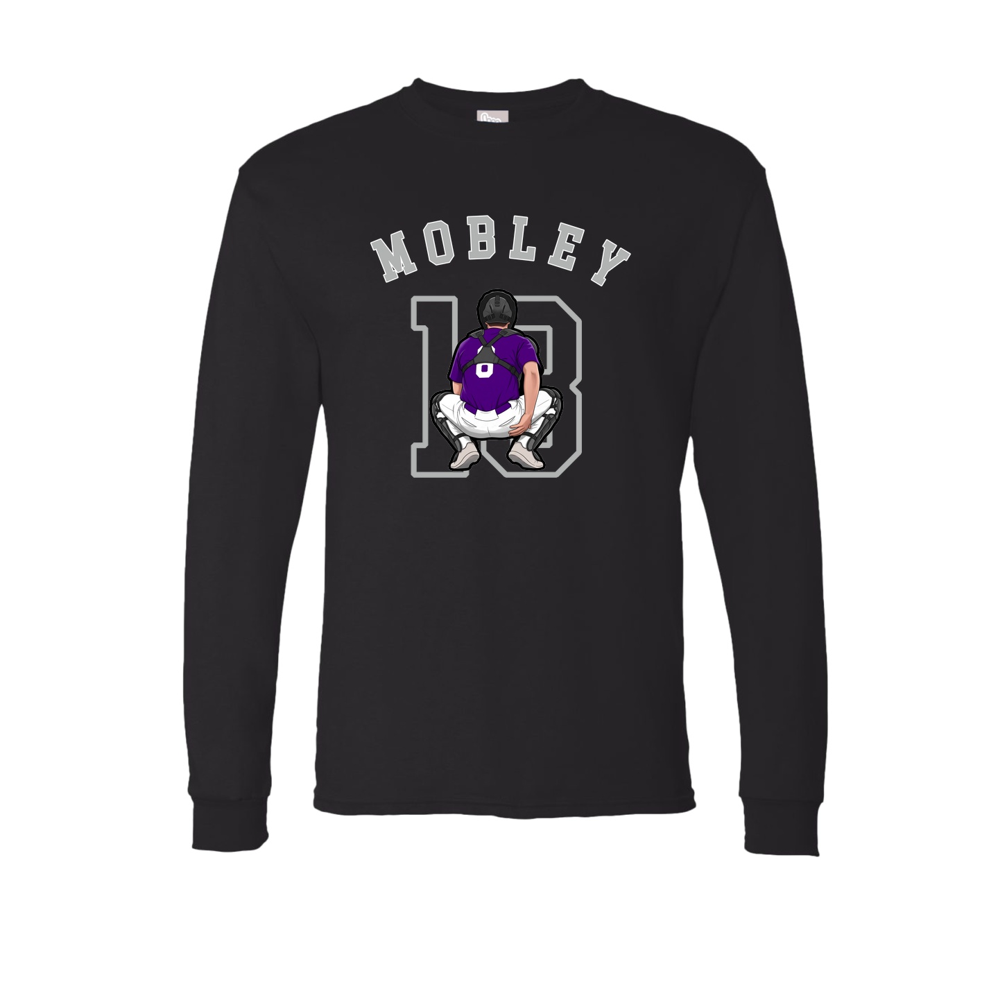Long Sleeve Tee — Shirsey Arch in Black
