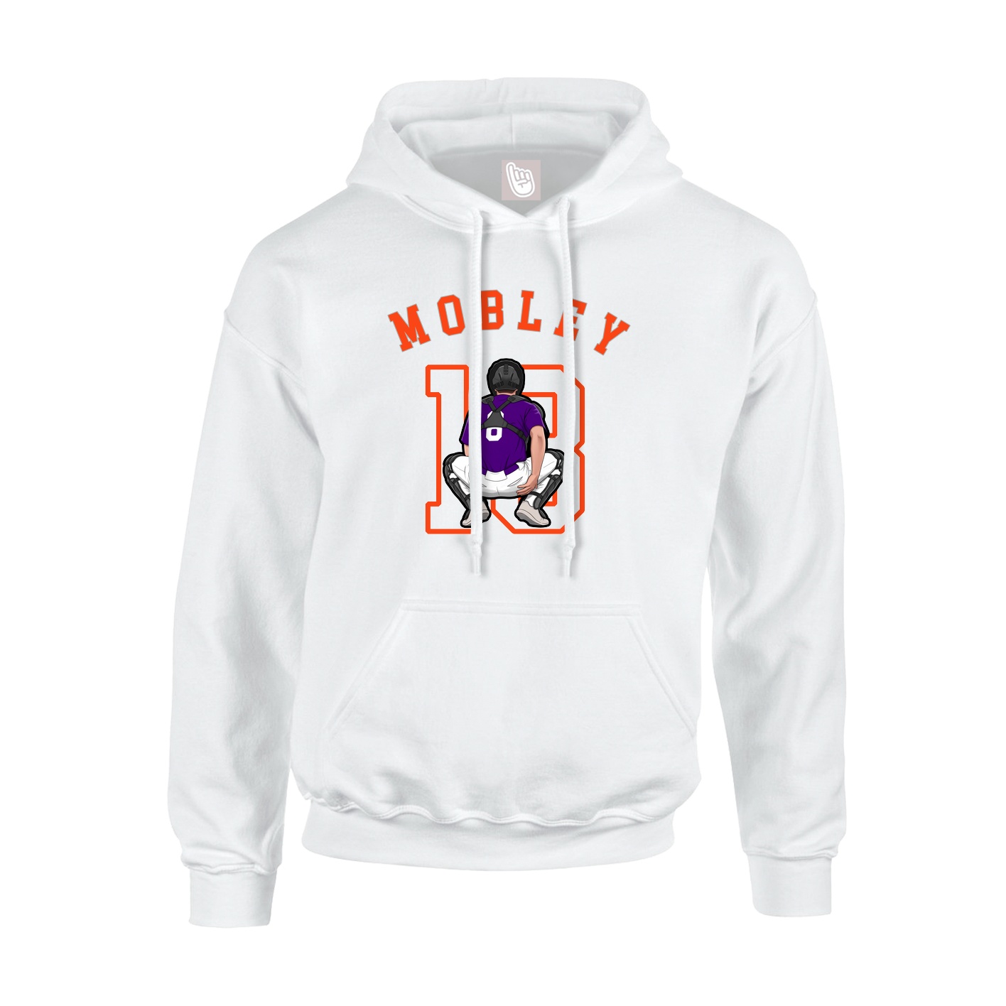 Youth Hoodie — Shirsey Arch in White