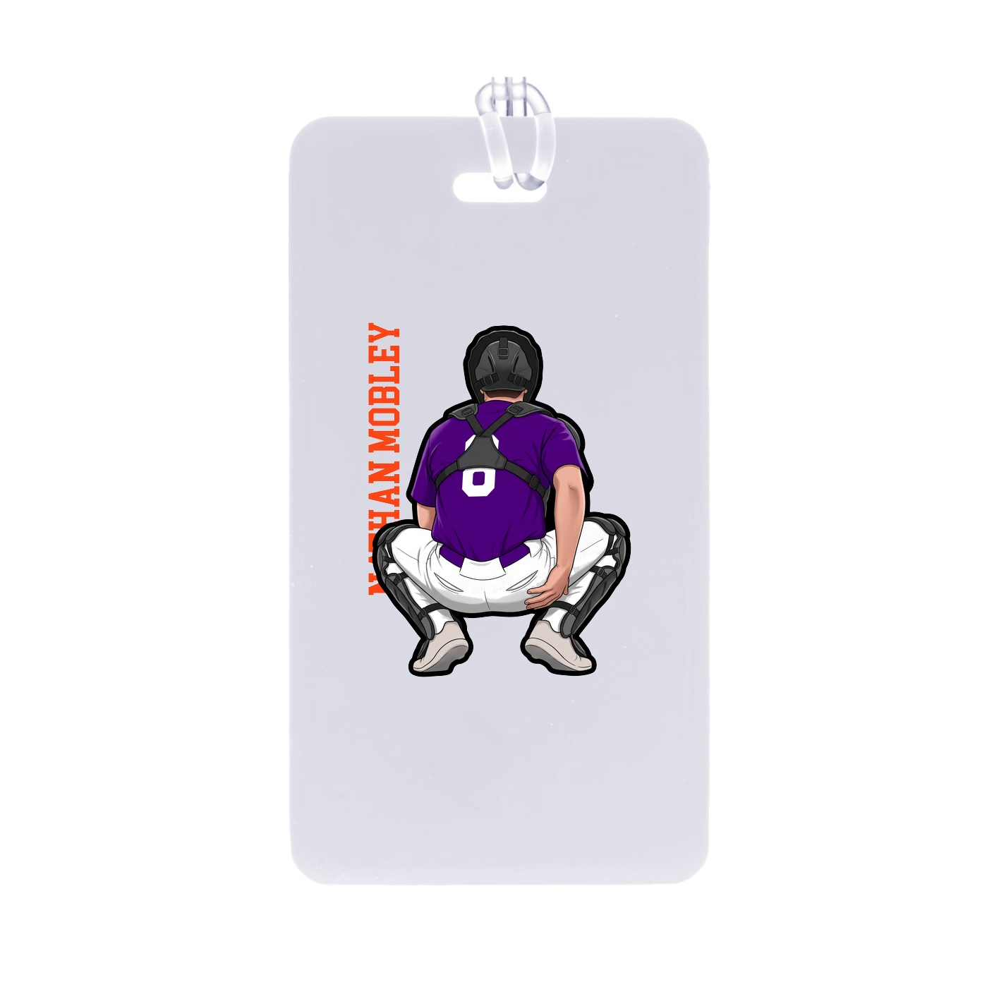 Bag Tag — Name Vertical in Classic