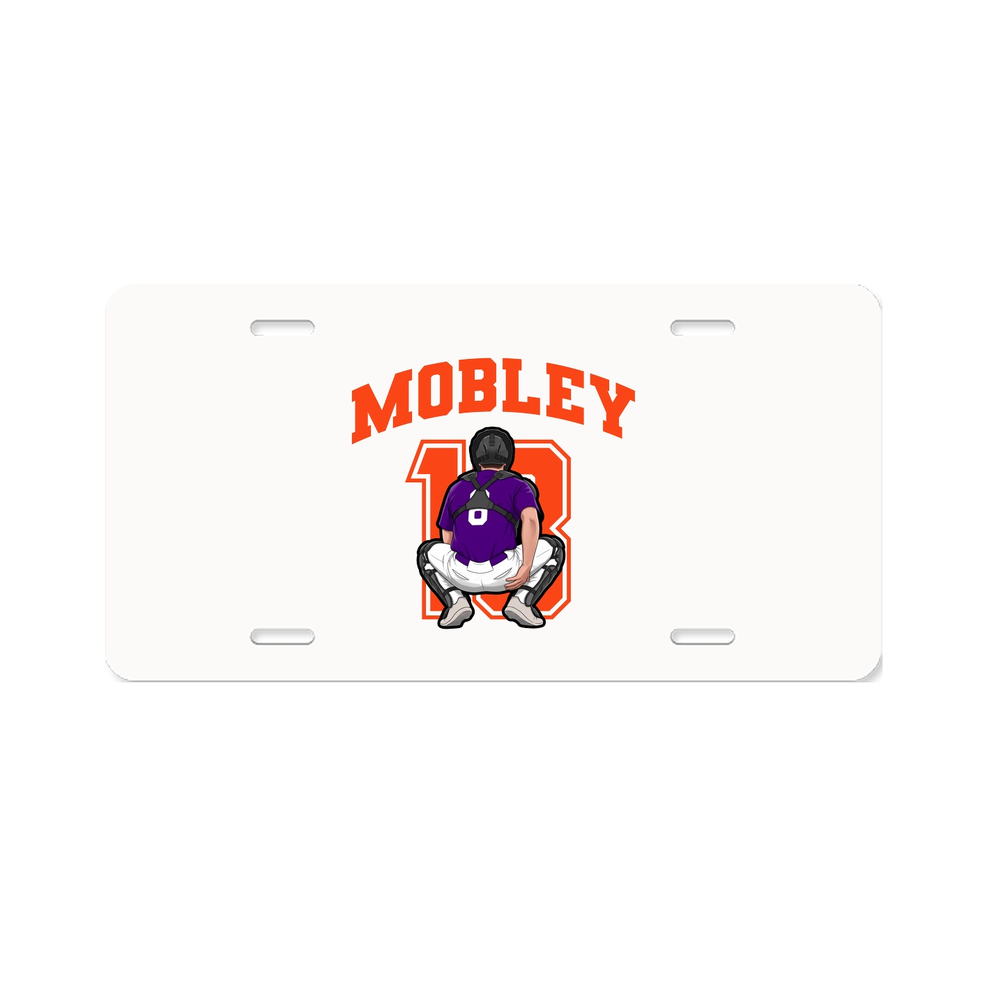 License Plate — Number in Classic