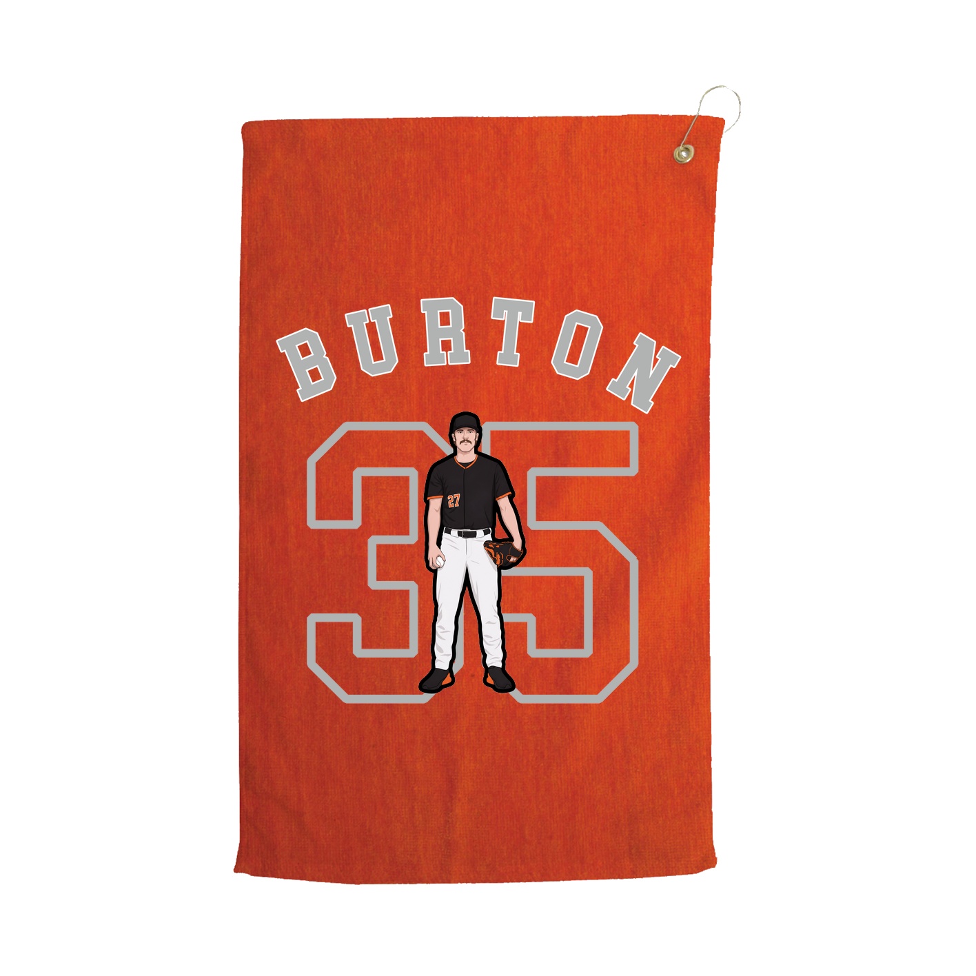 Golf Towel — Shirsey Arch in Orange