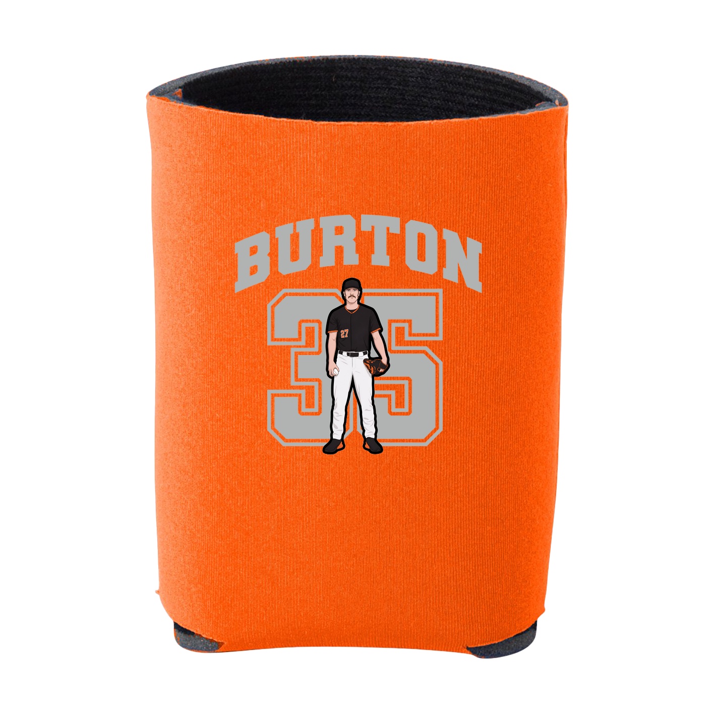 Can Holder — Number in Orange