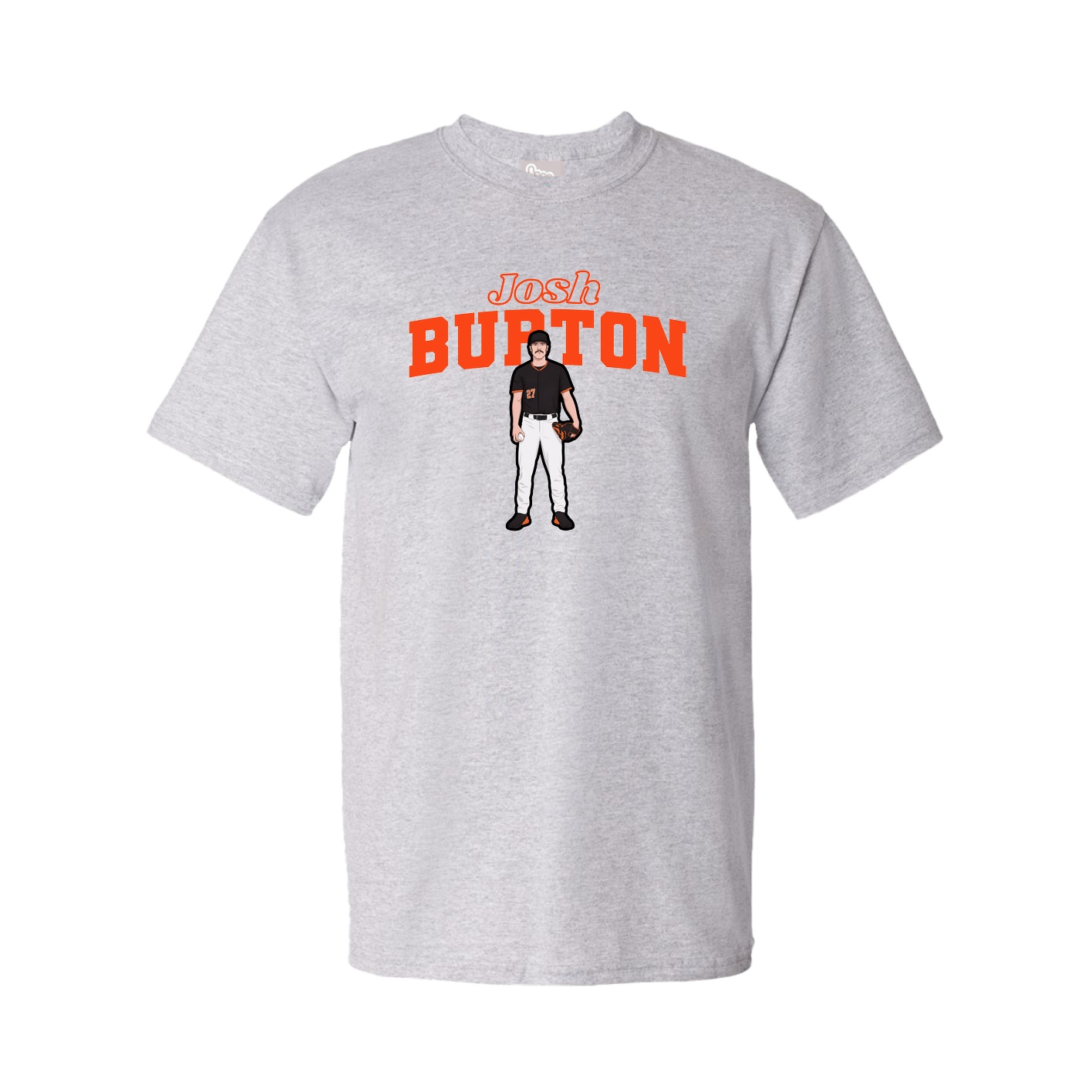 Tee — Name Arch in Grey