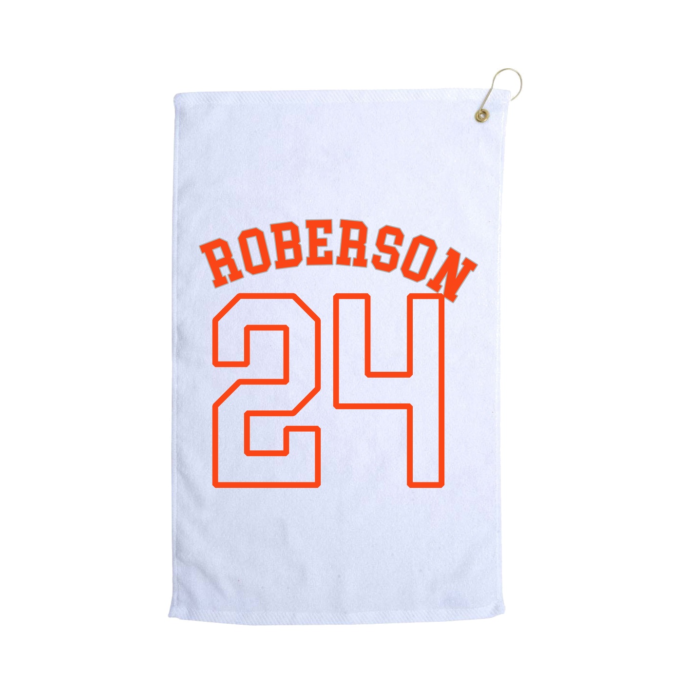 Golf Towel — Shirsey Arch in White