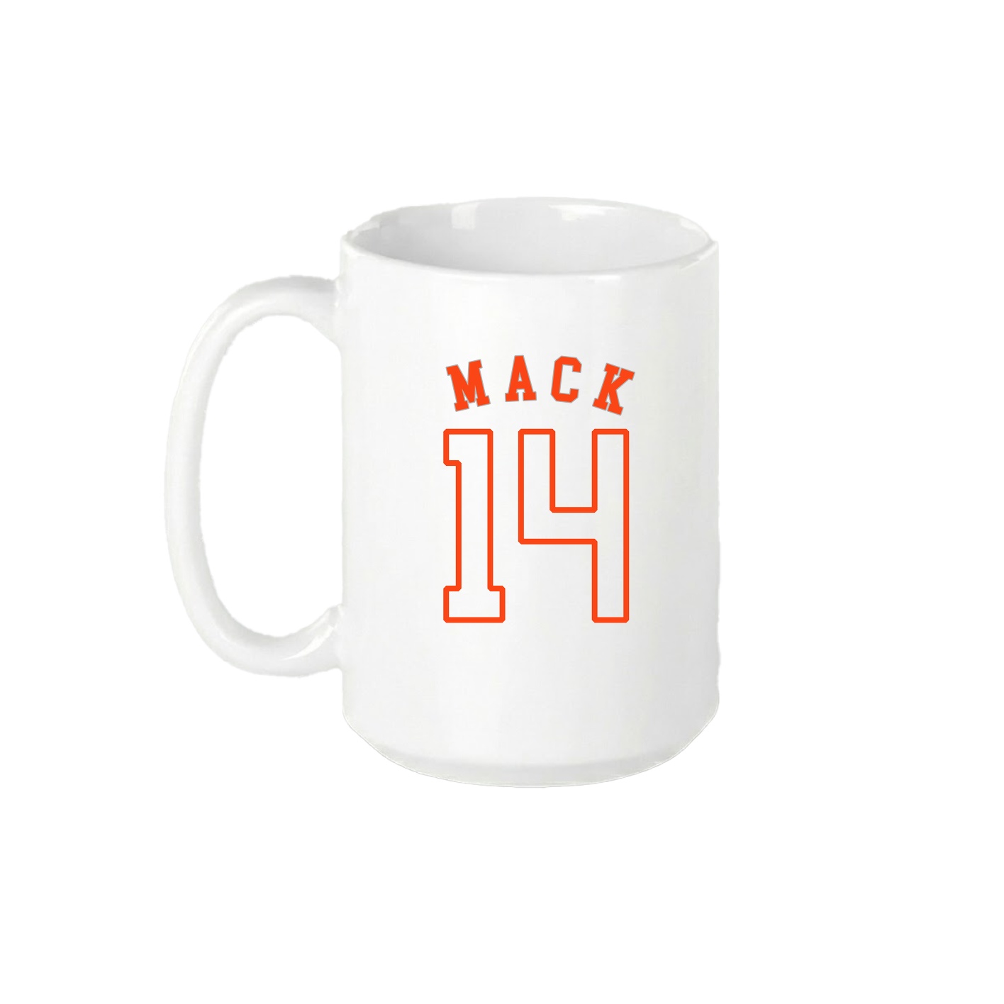 15oz Coffee Mug — Shirsey Arch in White