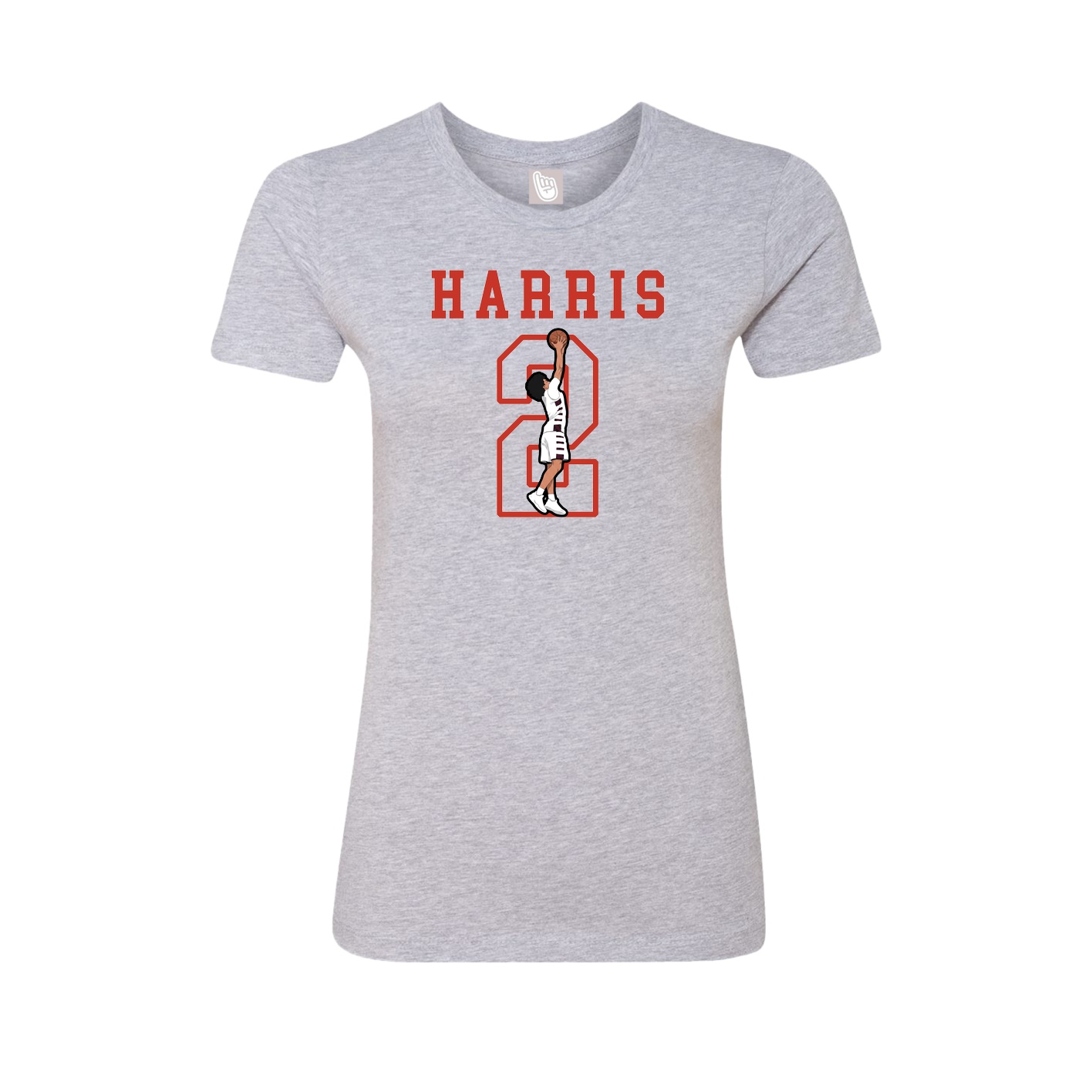 Fitted Women's Tee — Shirsey in Grey