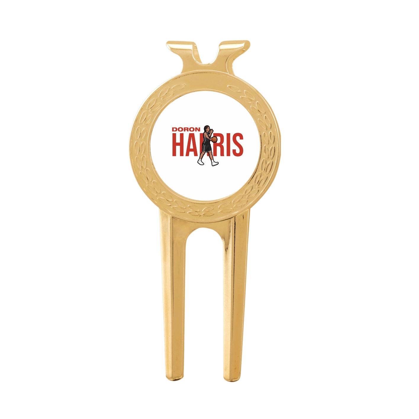 Divot Tool with Ball Marker — Player Name in Classic