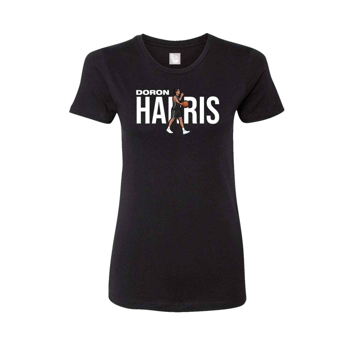 Womens Tee — Player Name in Black
