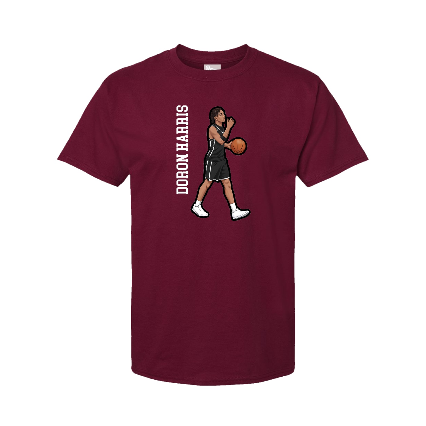 Tee — Name Vertical in Cardinal