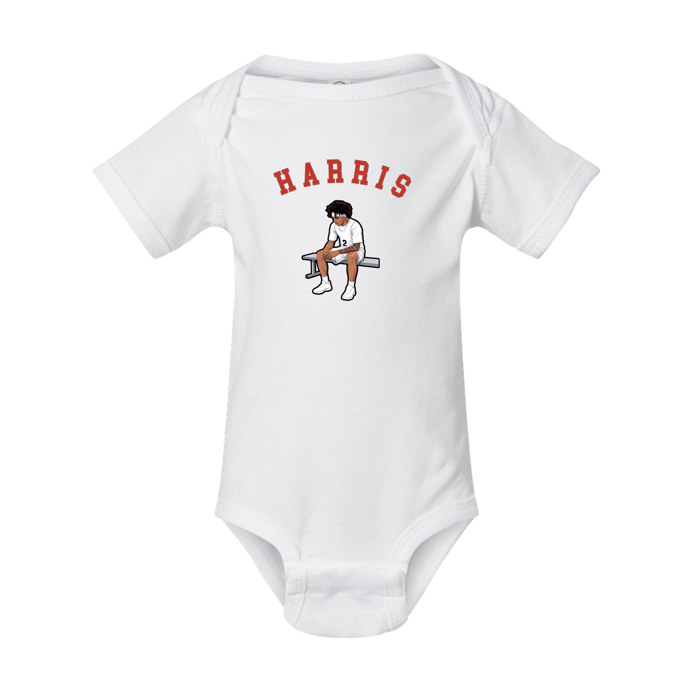 Baby Onesie — Shirsey Arch in White