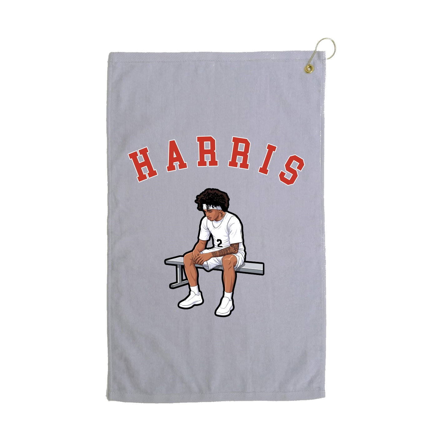 Golf Towel — Shirsey Arch in Grey
