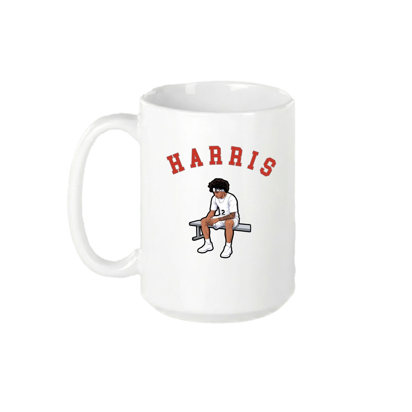 15oz Coffee Mug — Shirsey Arch in White
