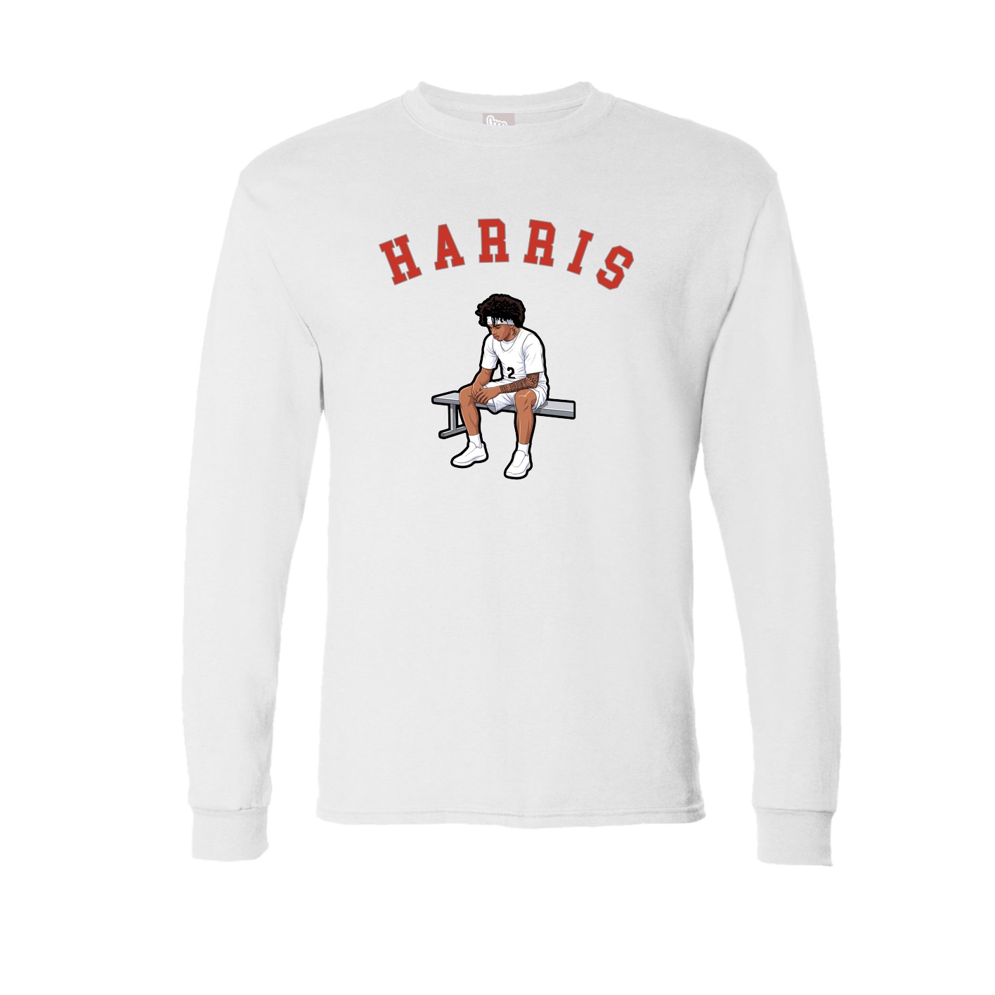 Long Sleeve Tee — Shirsey Arch in White