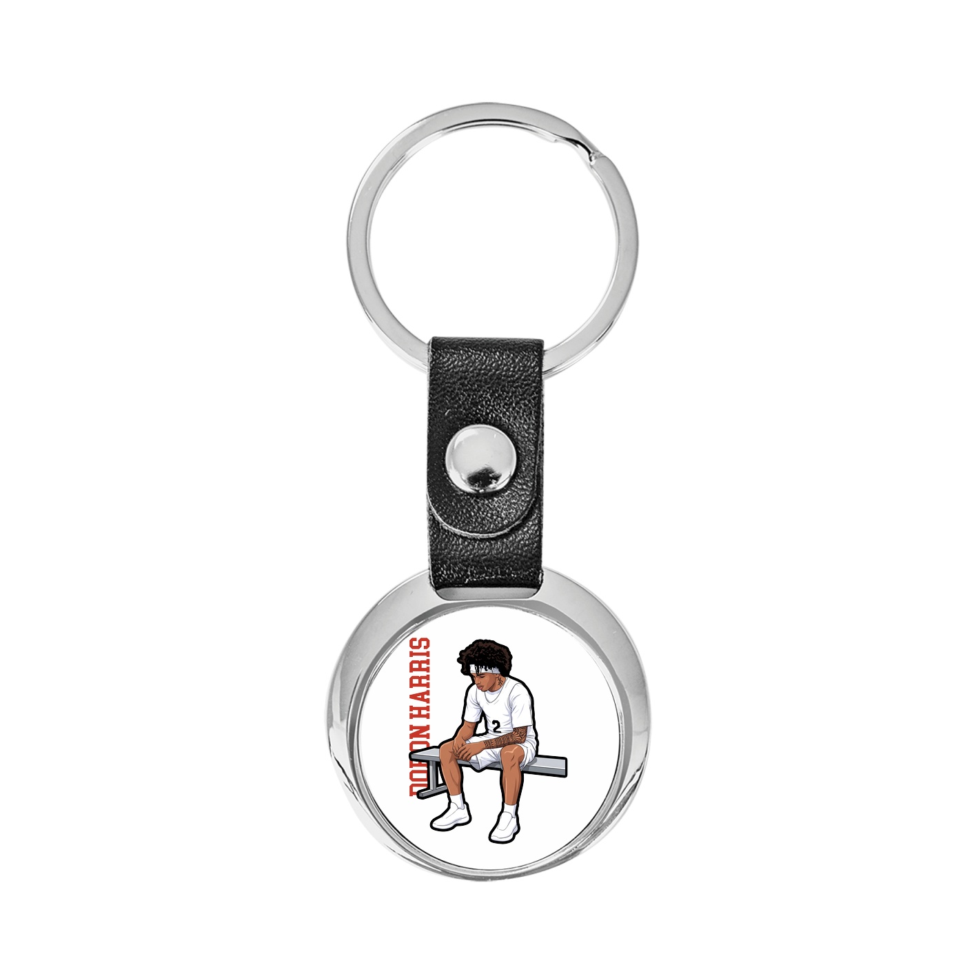 Key Chain — Name Vertical in Classic