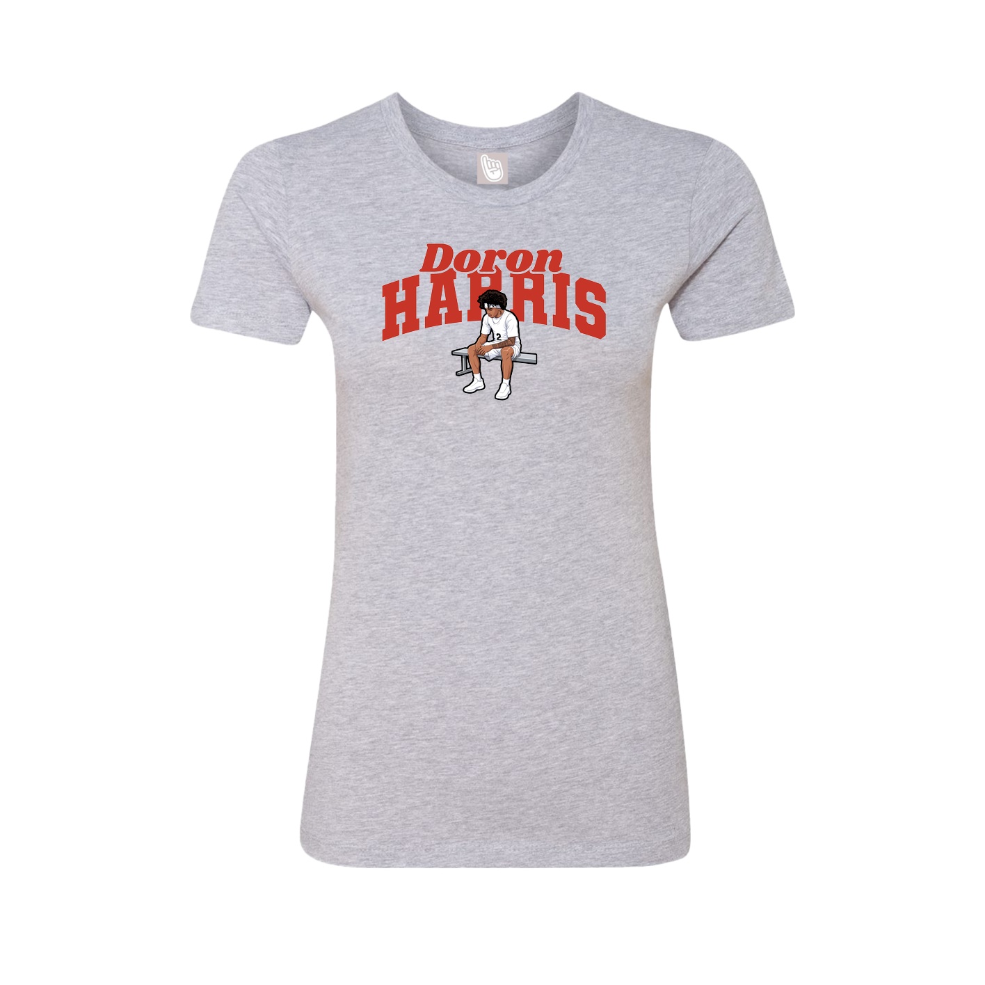Womens Tee — Signature Arch in Grey