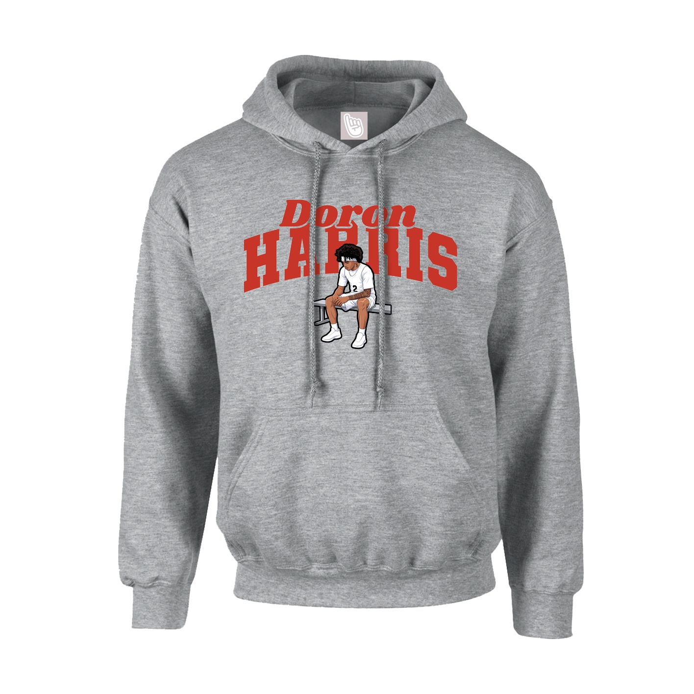 Hoodie — Signature Arch in Grey