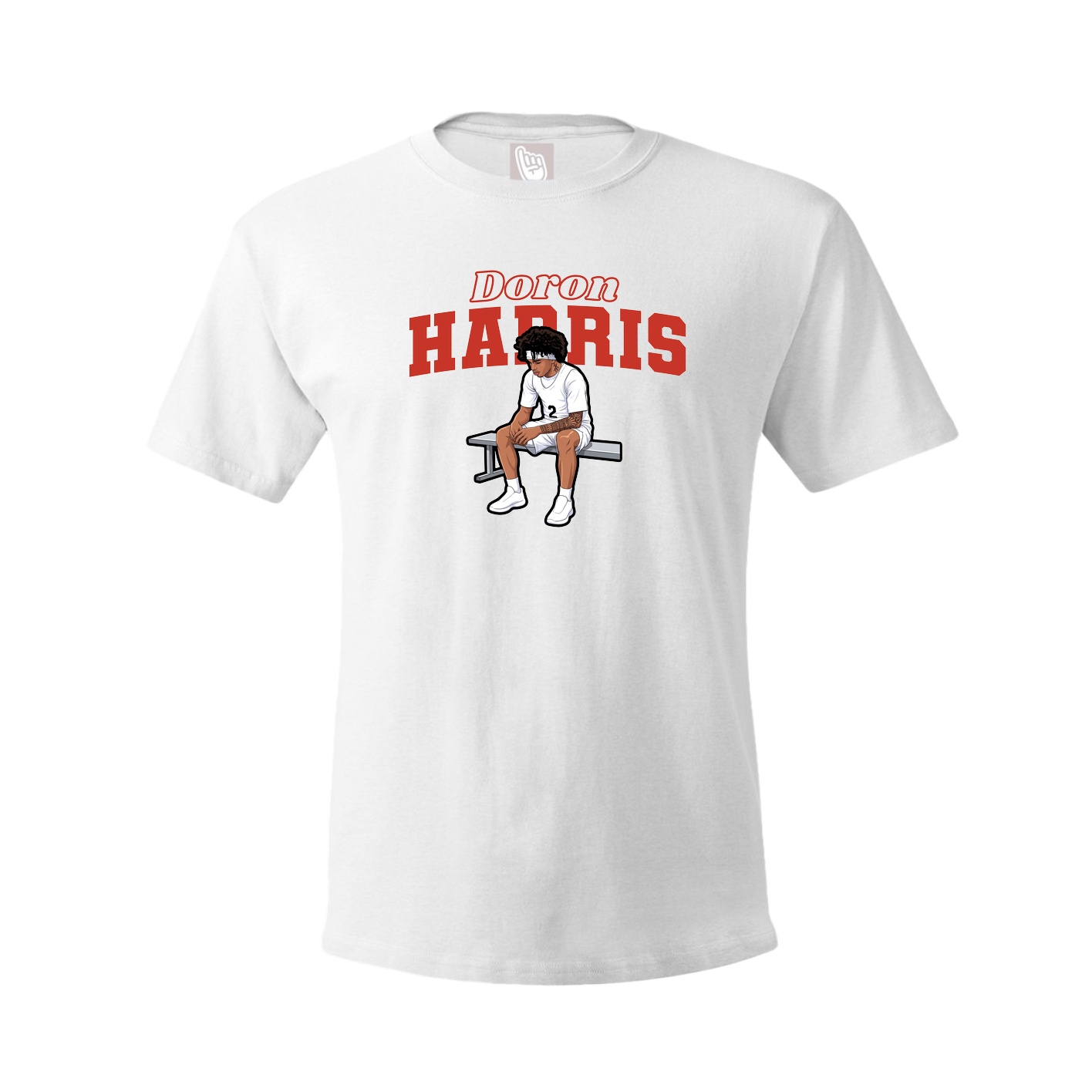 Tee — Name Arch in White