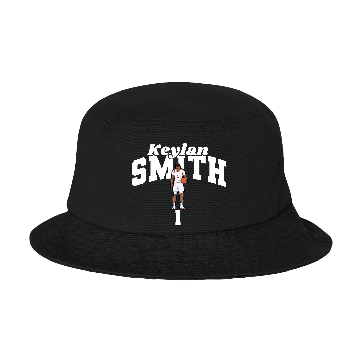 Bucket Cap — Signature Arch in Black