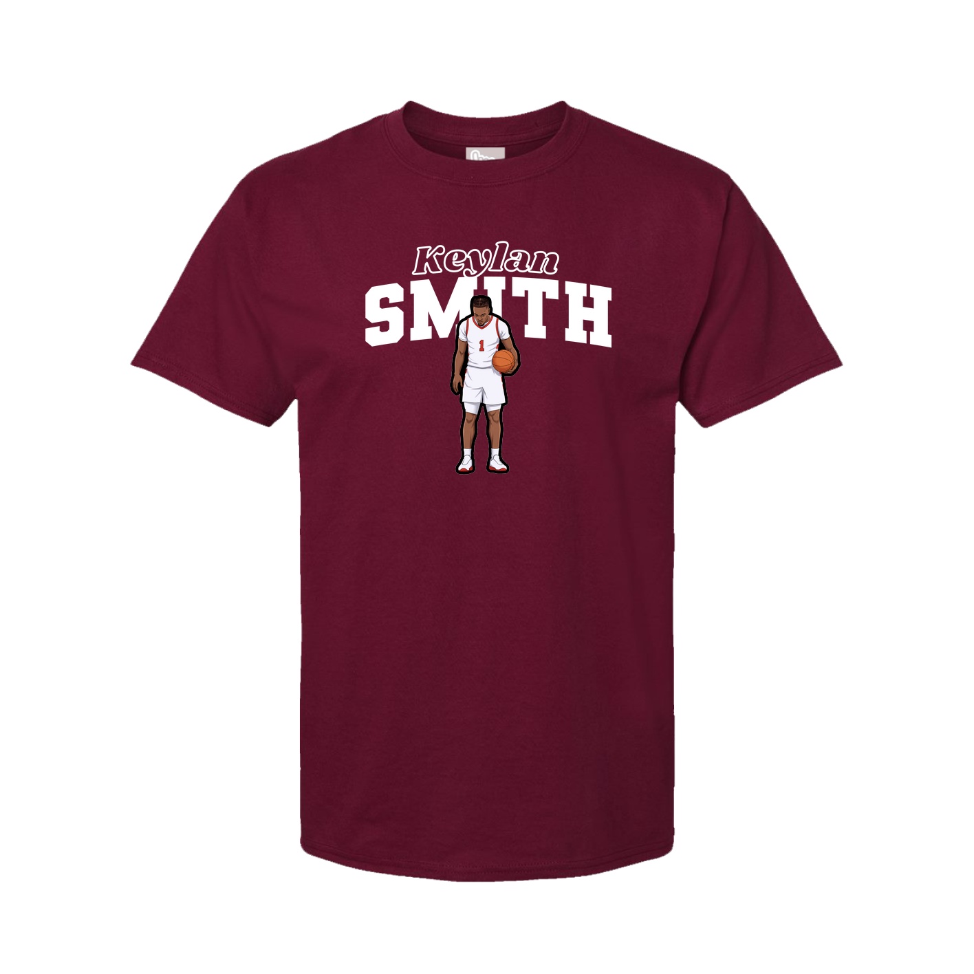 Youth Tee — Name Arch in Cardinal