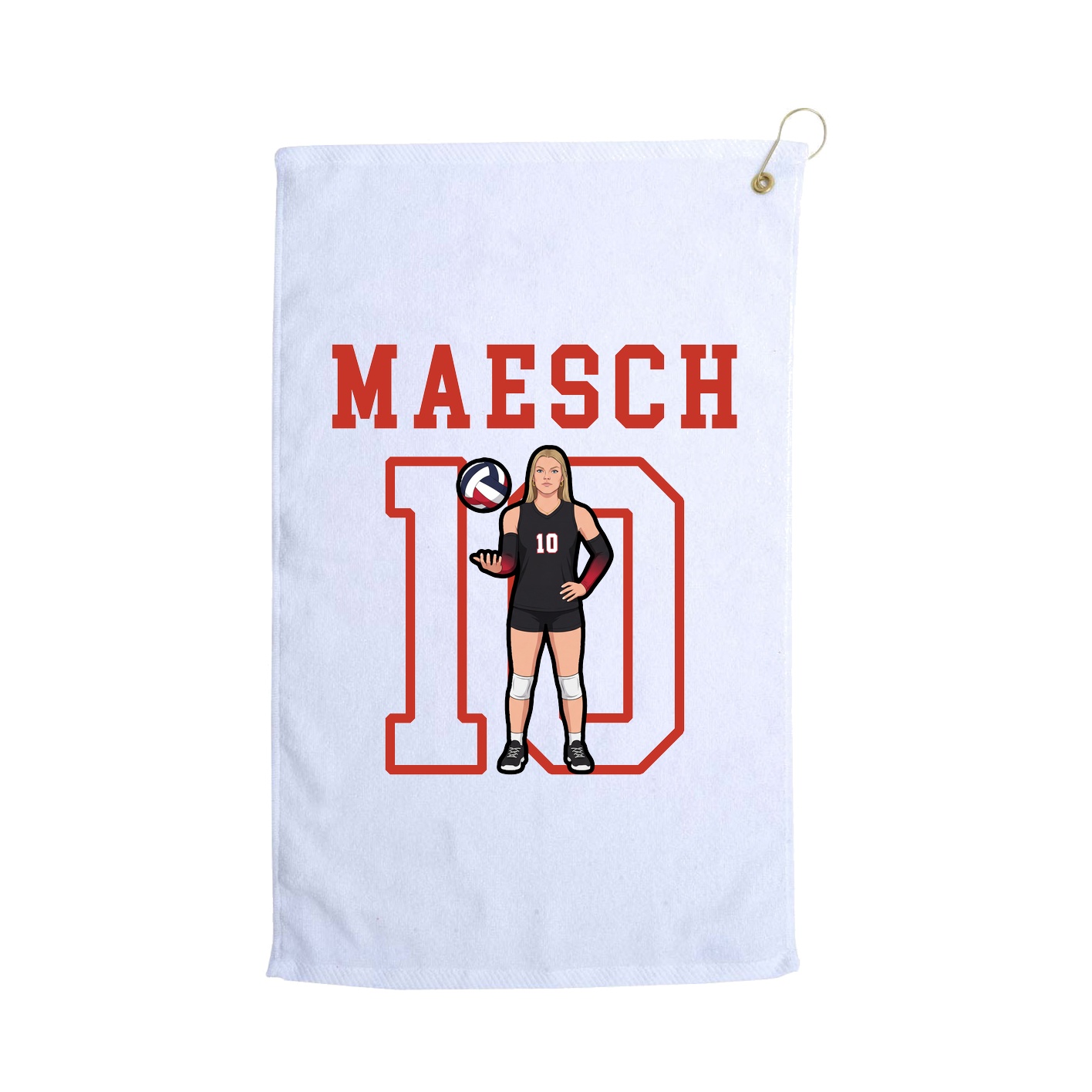 Golf Towel — Shirsey in White