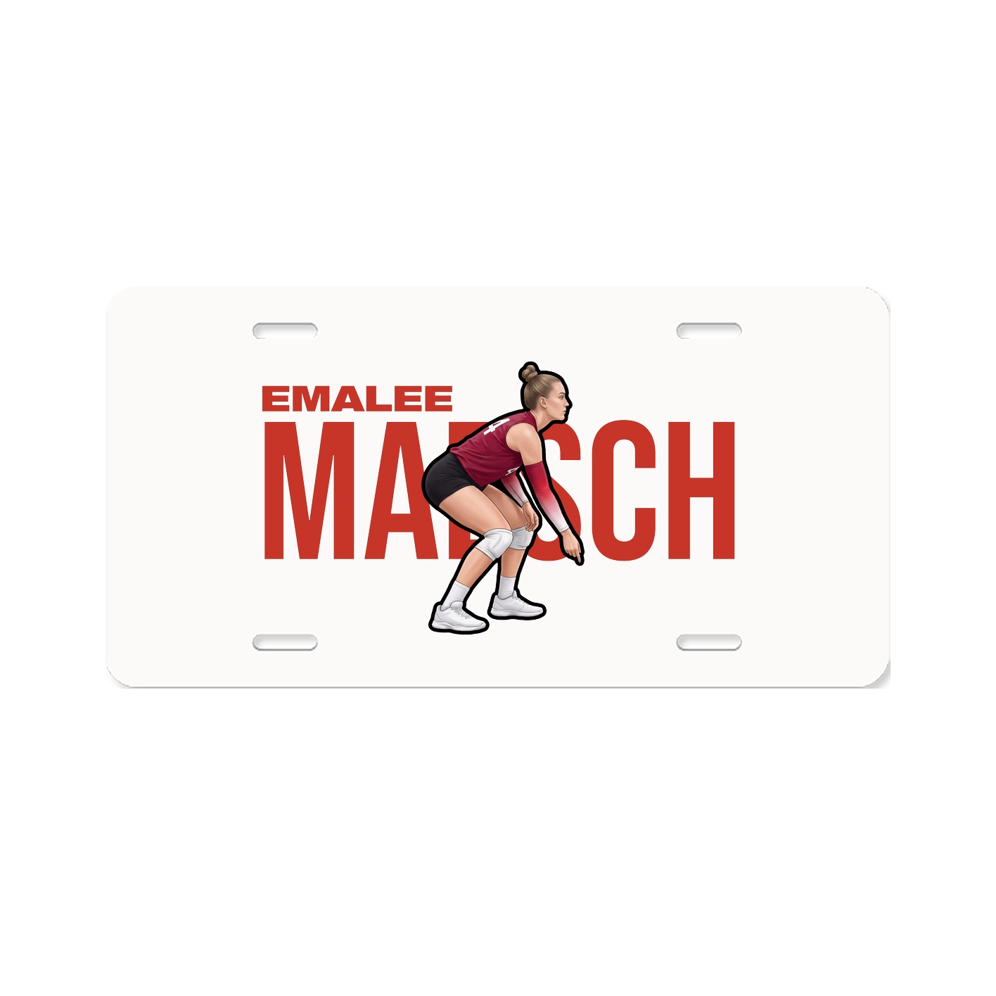 License Plate — Player Name in Classic